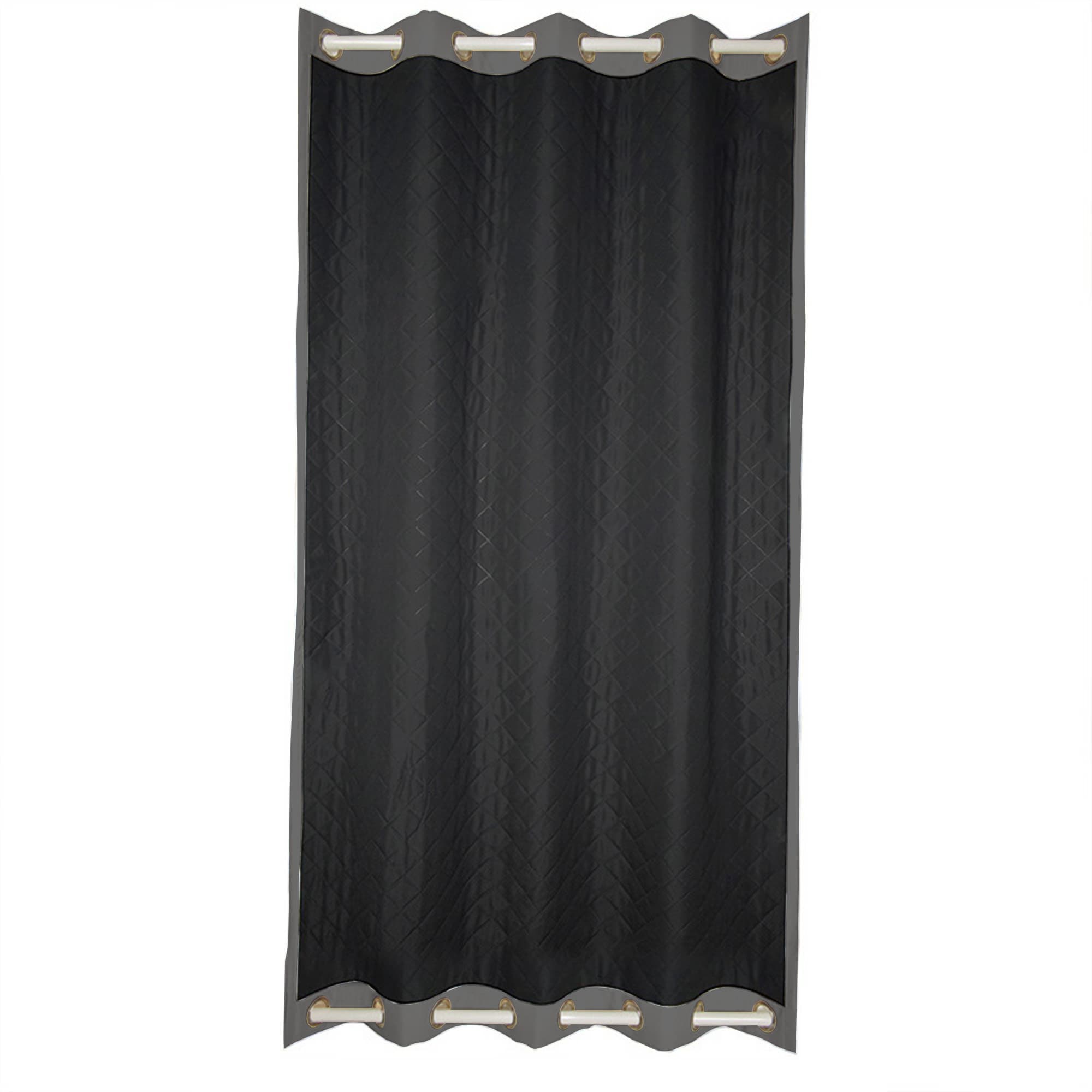 Insulated Outdoor Curtains for Winter - Charcoal