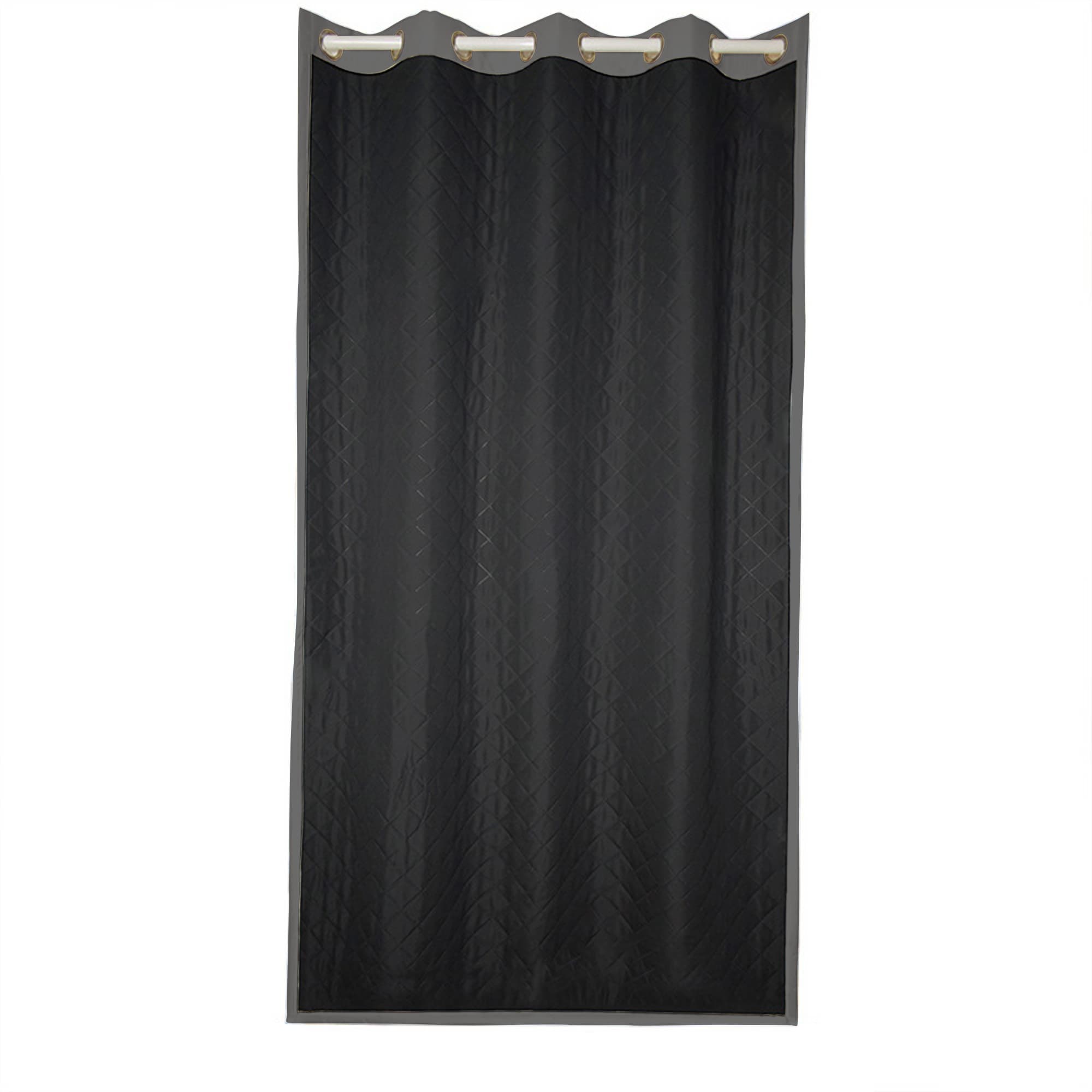 Insulated Outdoor Curtains for Winter - Charcoal