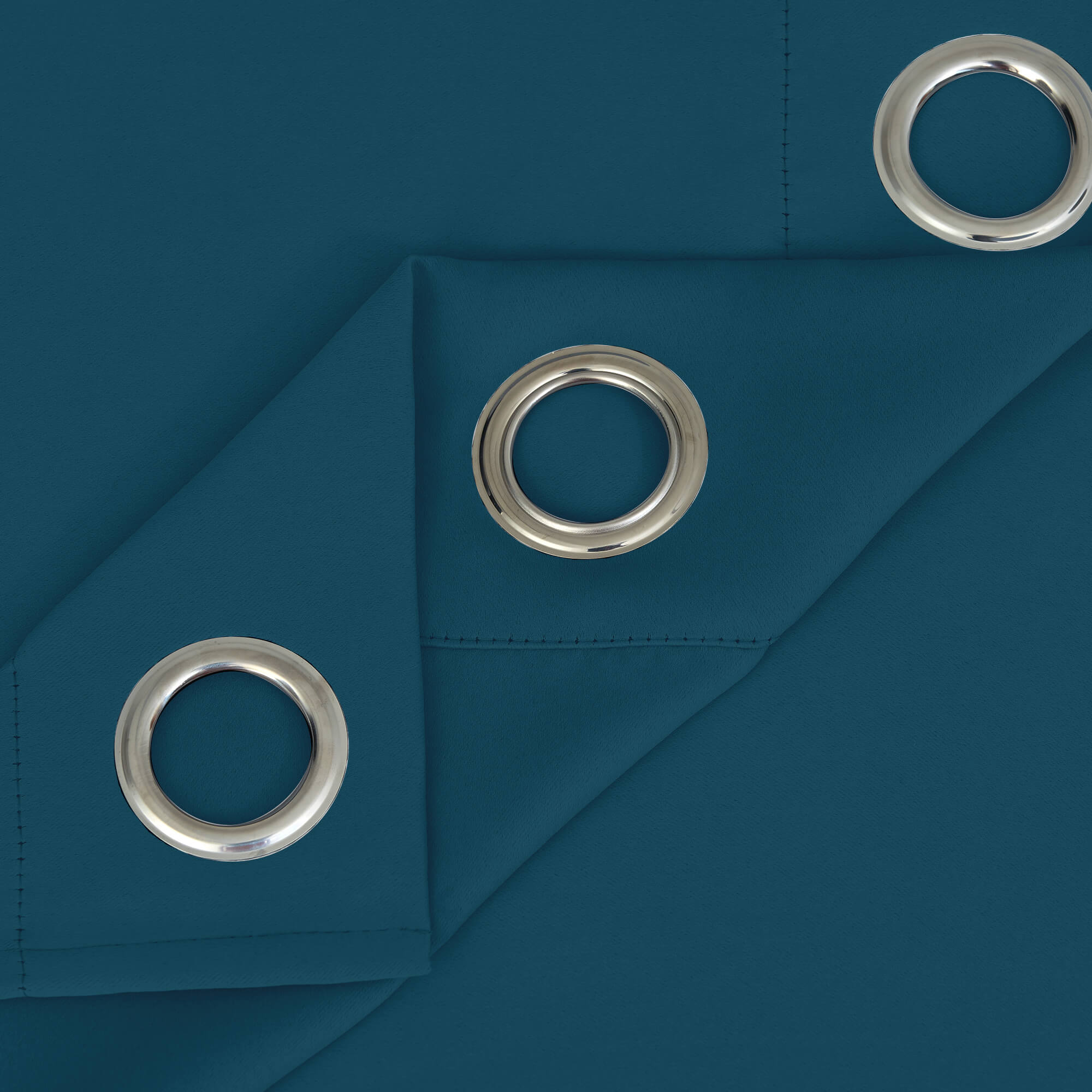 SNOWCITY Blackout Curtains Dark Blue - Grommet Top & Bottom