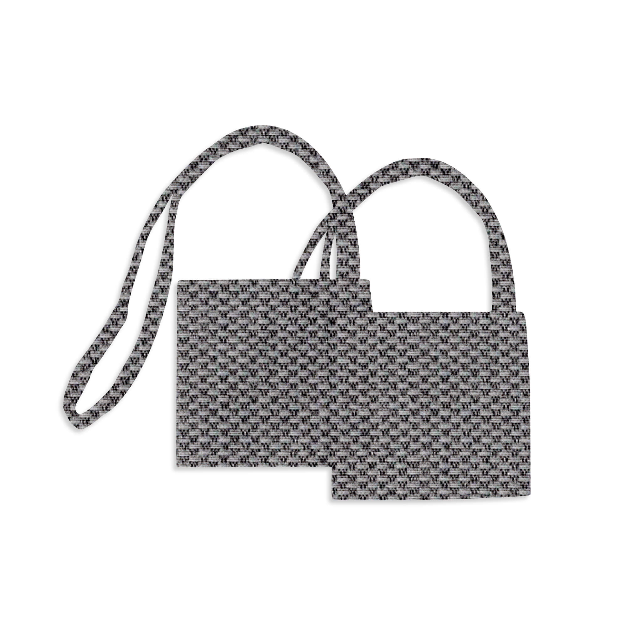 SNOWCITY Custom Sized Outdoor Curtains - Charcoal Weave