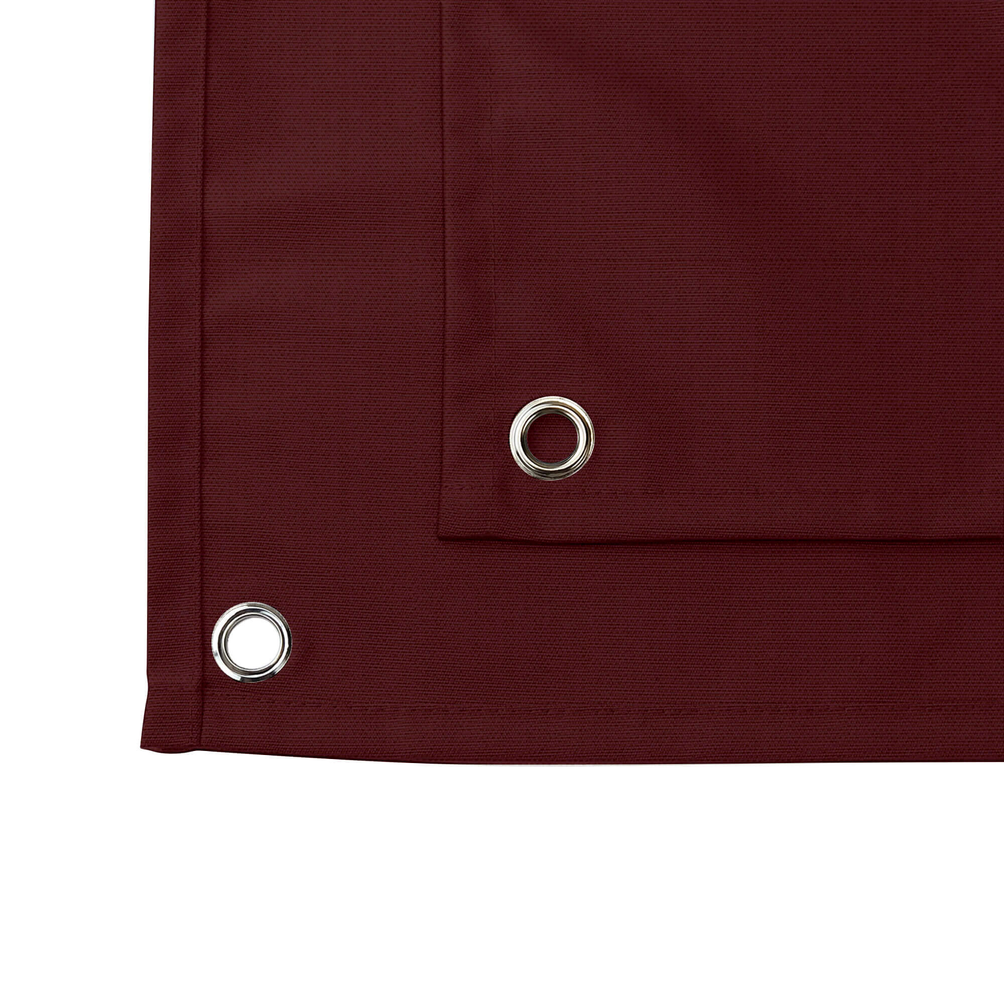 SNOWCITY Custom Sized Outdoor Curtains - Burgundy Velvet