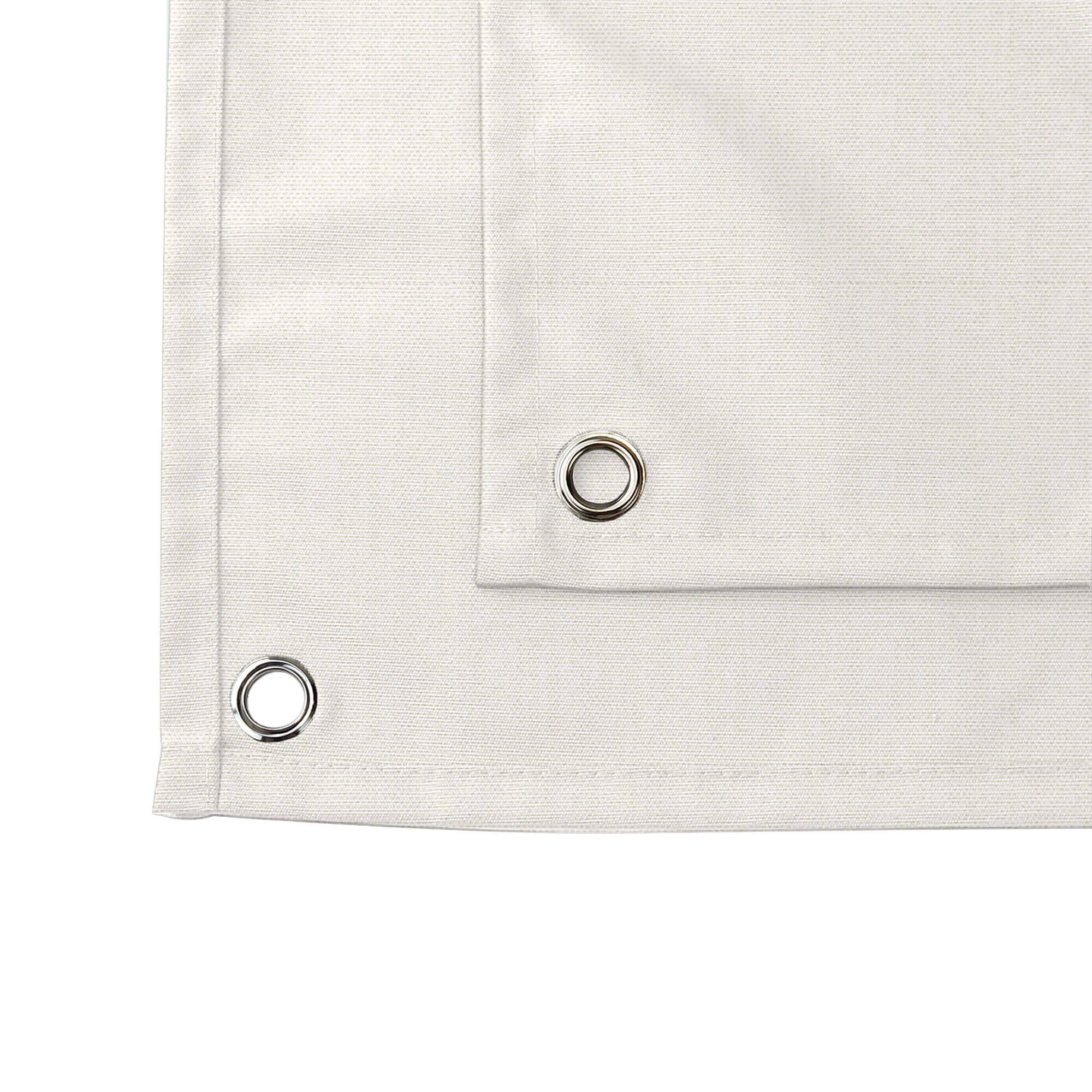 SNOWCITY Custom Sized Outdoor Curtains - Ivory Cotton