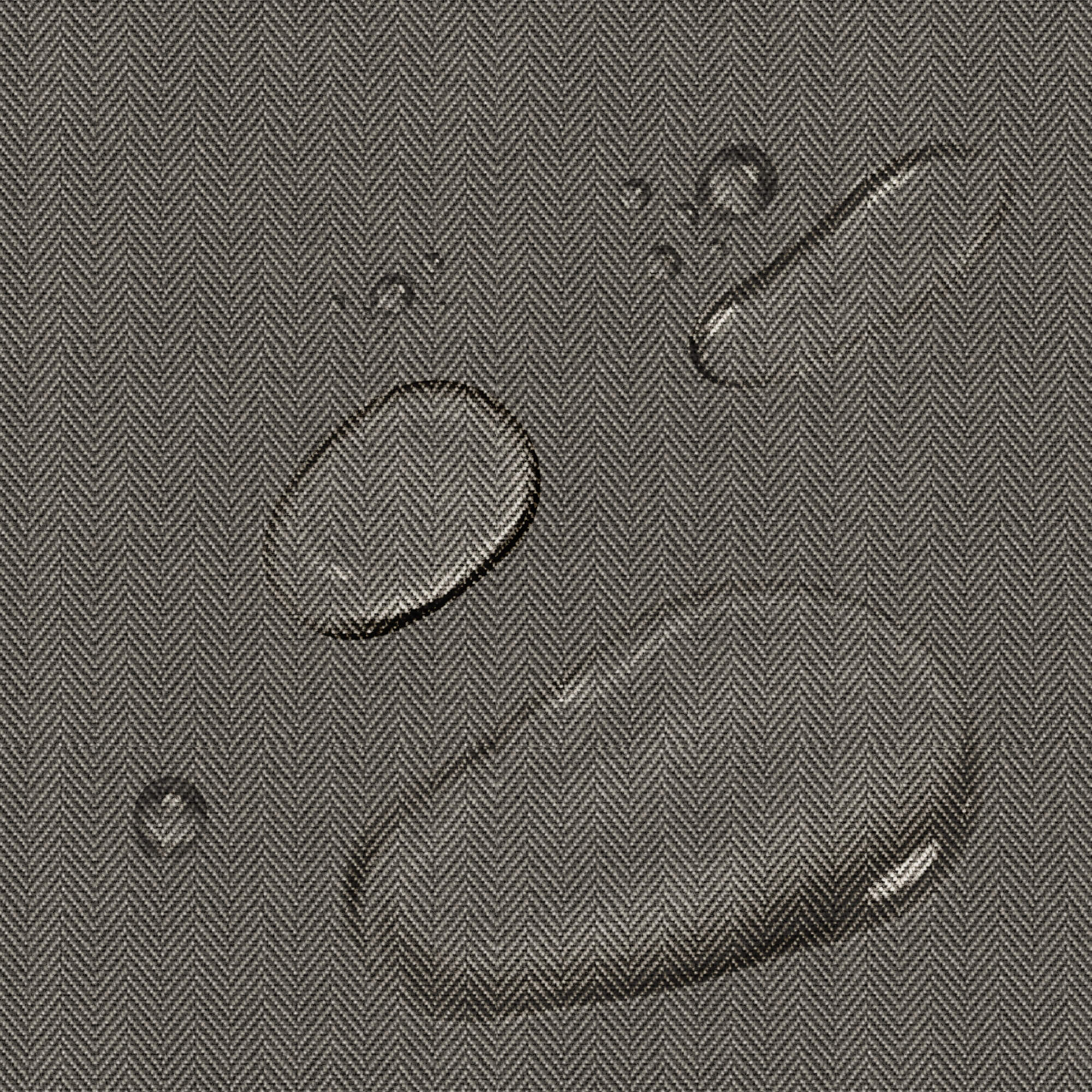 SNOWCITY Custom Sized Outdoor Curtains - Herringbone Charcoal