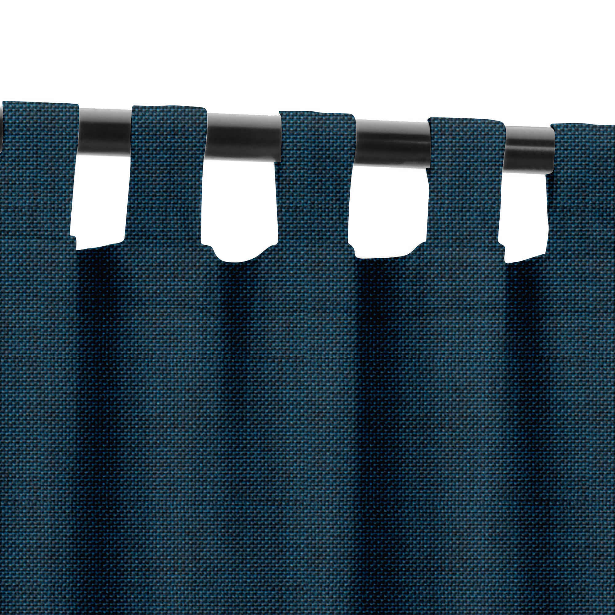 SNOWCITY Custom Sized Outdoor Curtains - Navy Twill
