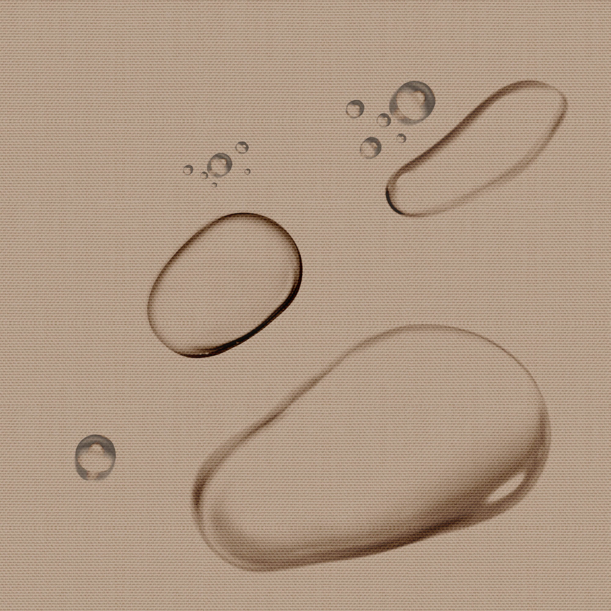 SNOWCITY Custom Sized Outdoor Curtains - Taupe Beige