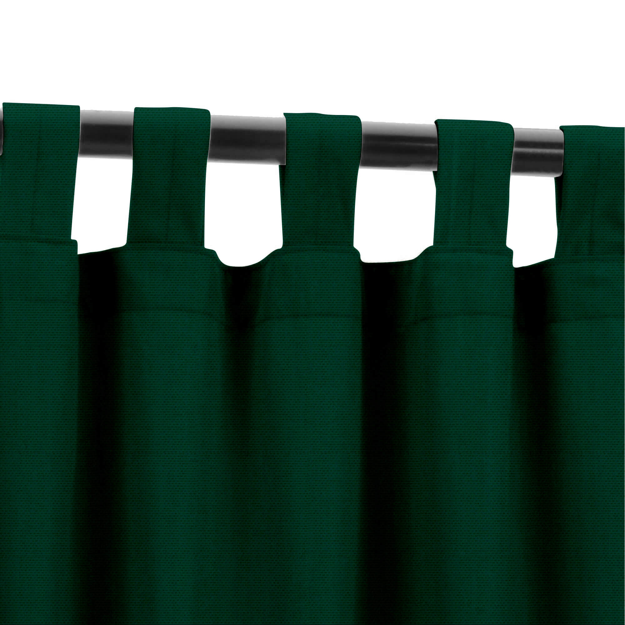 SNOWCITY Custom Sized Outdoor Curtains - Forest Green Velvet