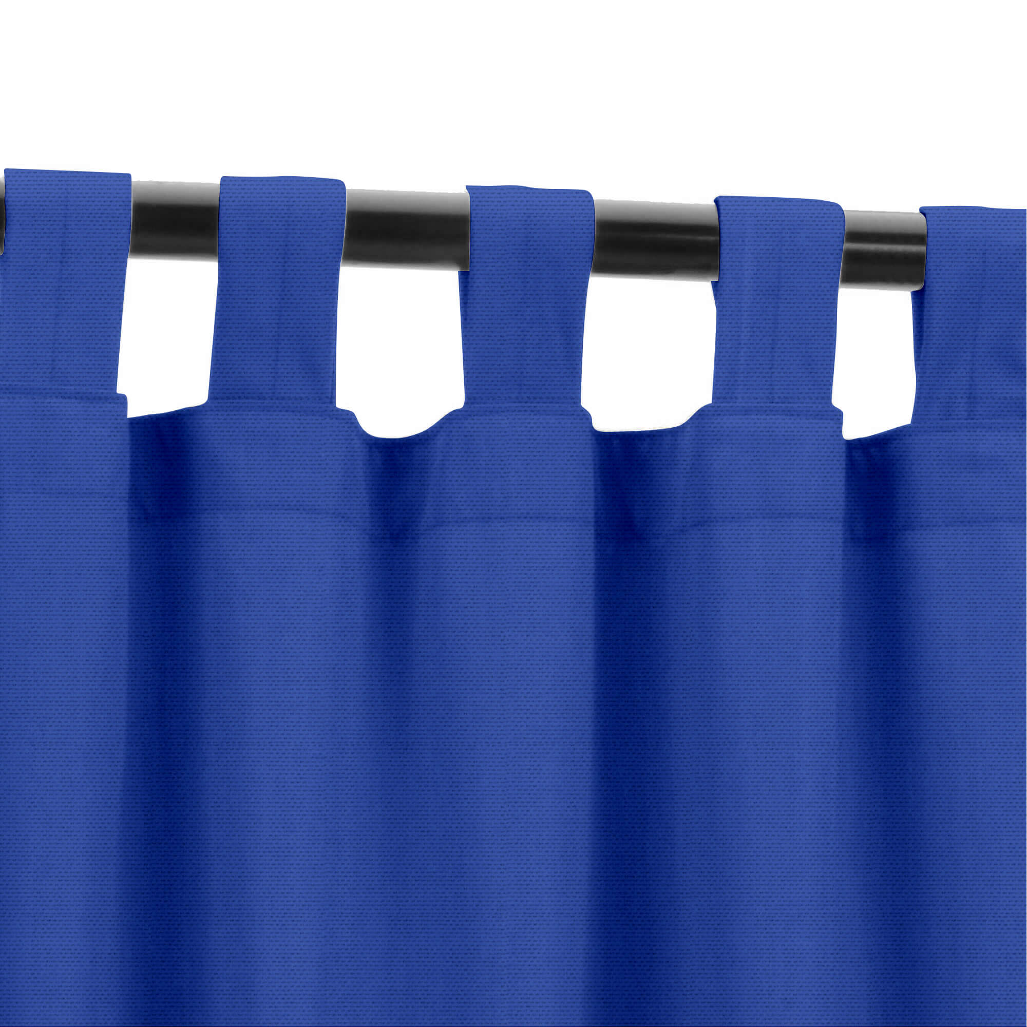 SNOWCITY Custom Sized Outdoor Curtains - Royal Blue Satin
