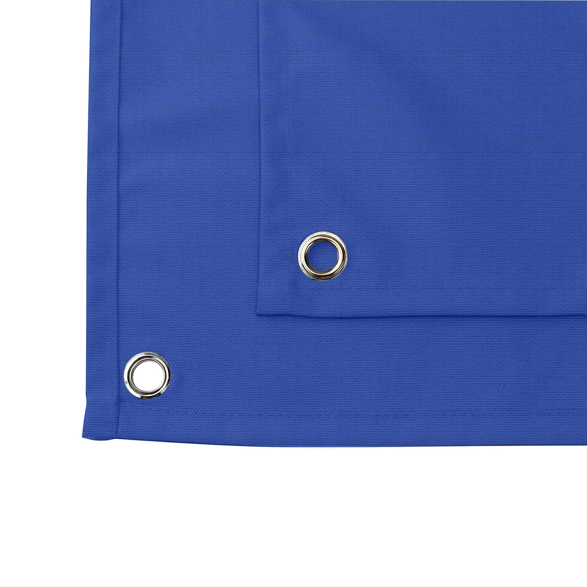 SNOWCITY Custom Sized Outdoor Curtains - Royal Blue Satin