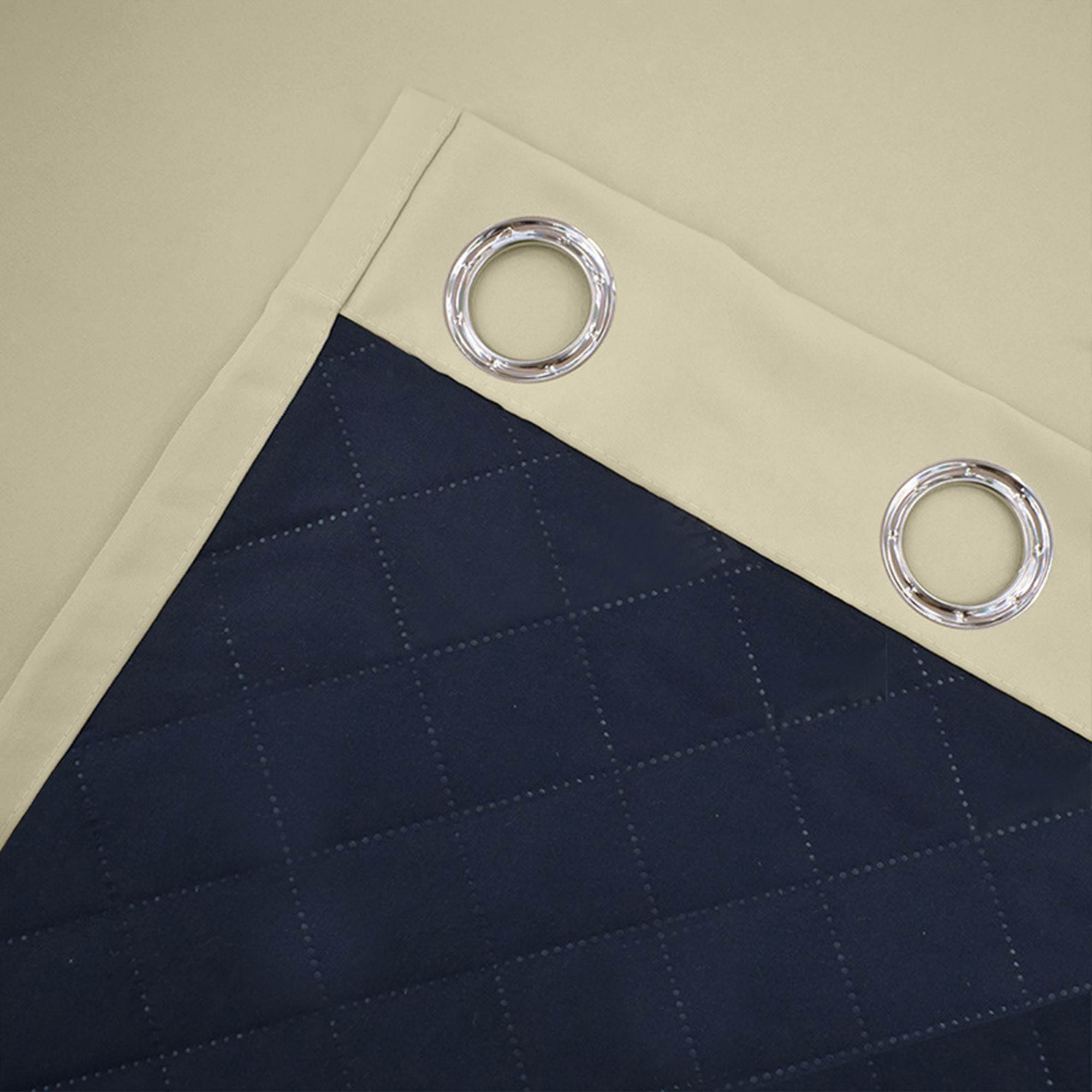 Insulated Outdoor Curtains for Winter - Light Beige