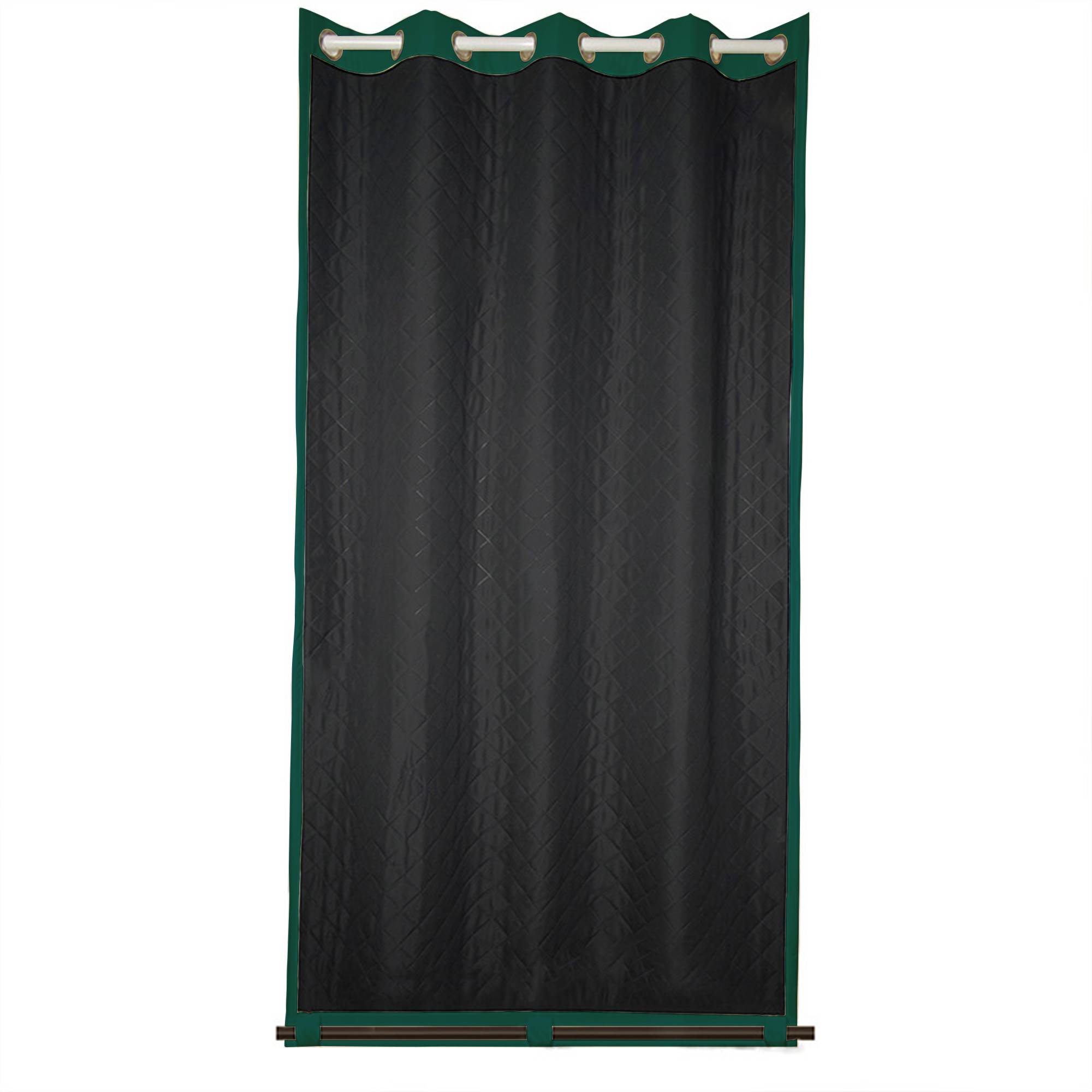 Insulated Outdoor Curtains for Winter - Dark Green