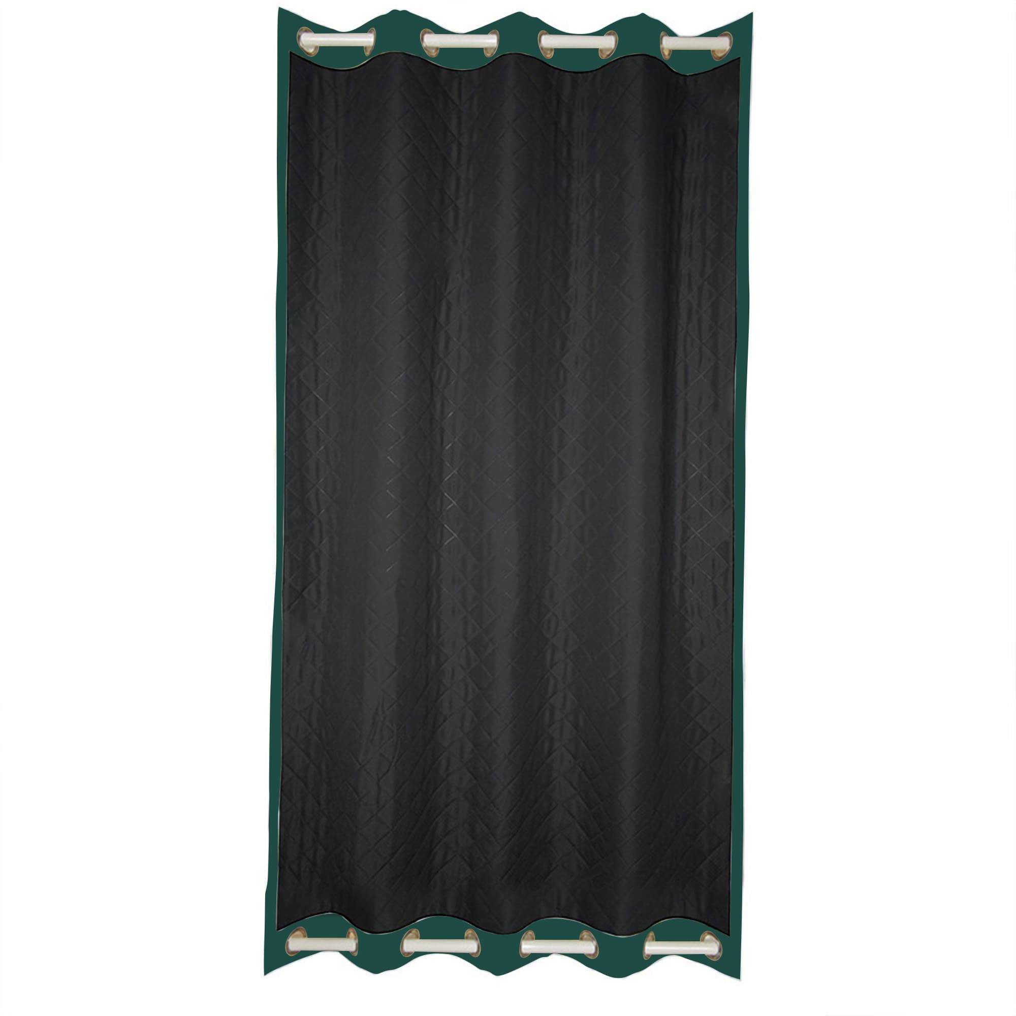 Insulated Outdoor Curtains for Winter - Dark Green