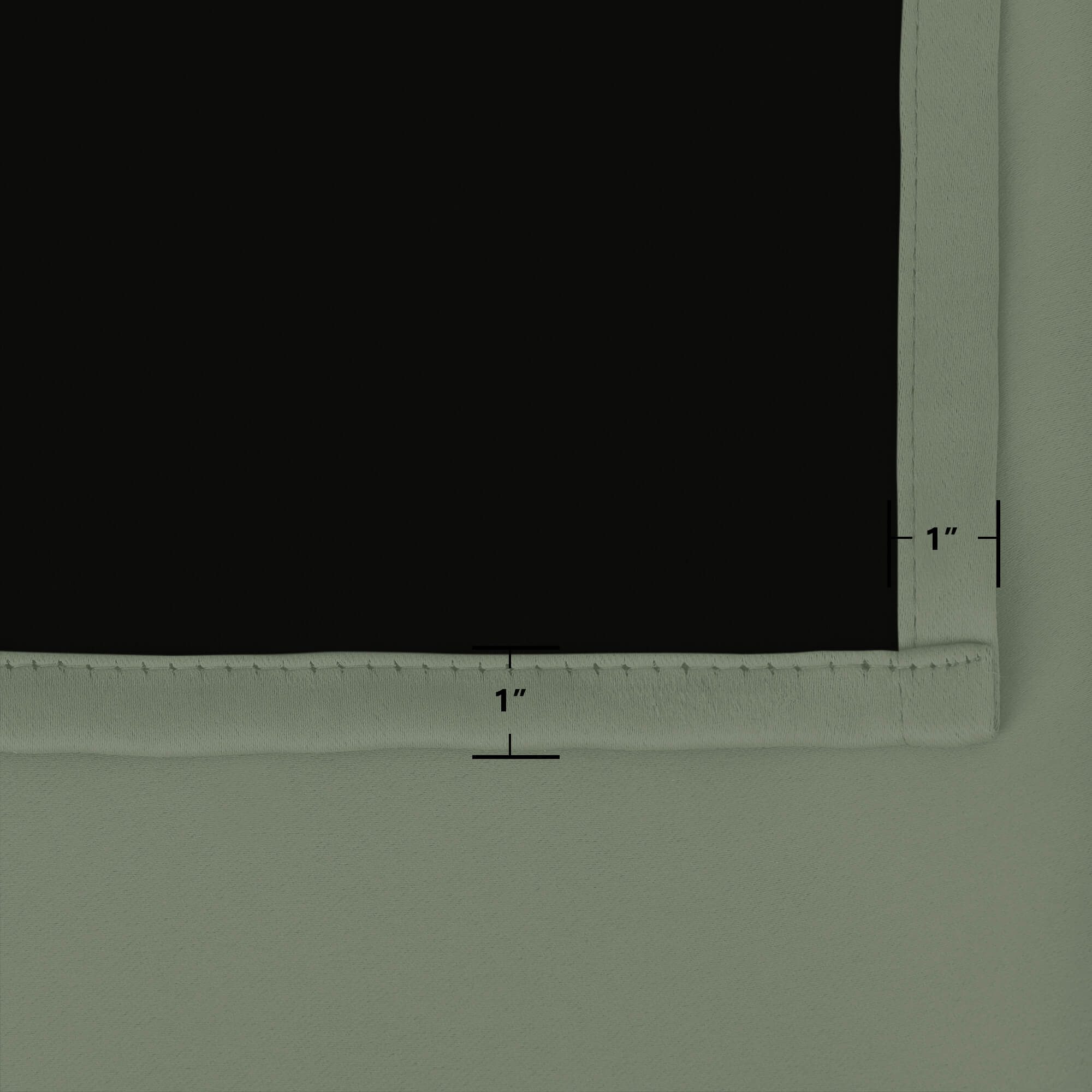 SNOWCITY Blackout Curtains Mint Green - Grommet Top