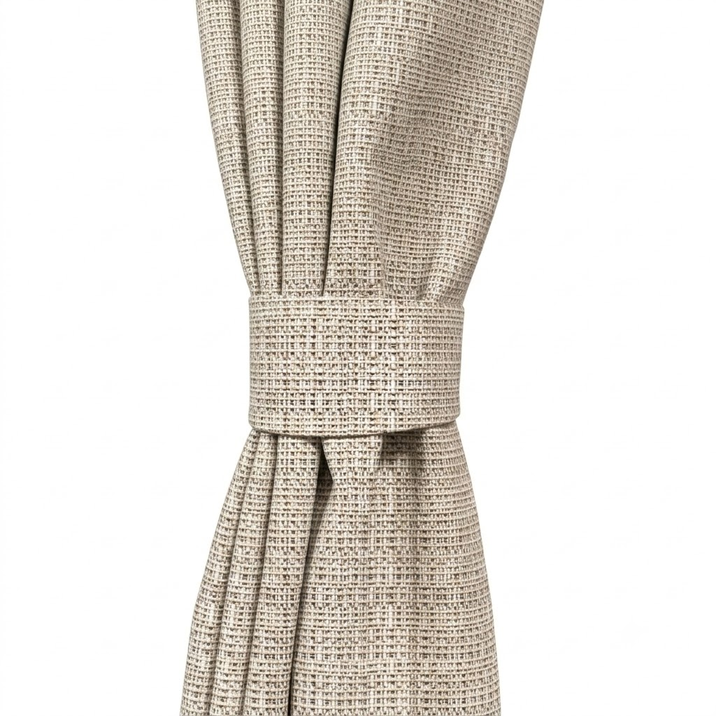 SNOWCITY Custom Sized Outdoor Curtains Sunoria ® - Natural Linen