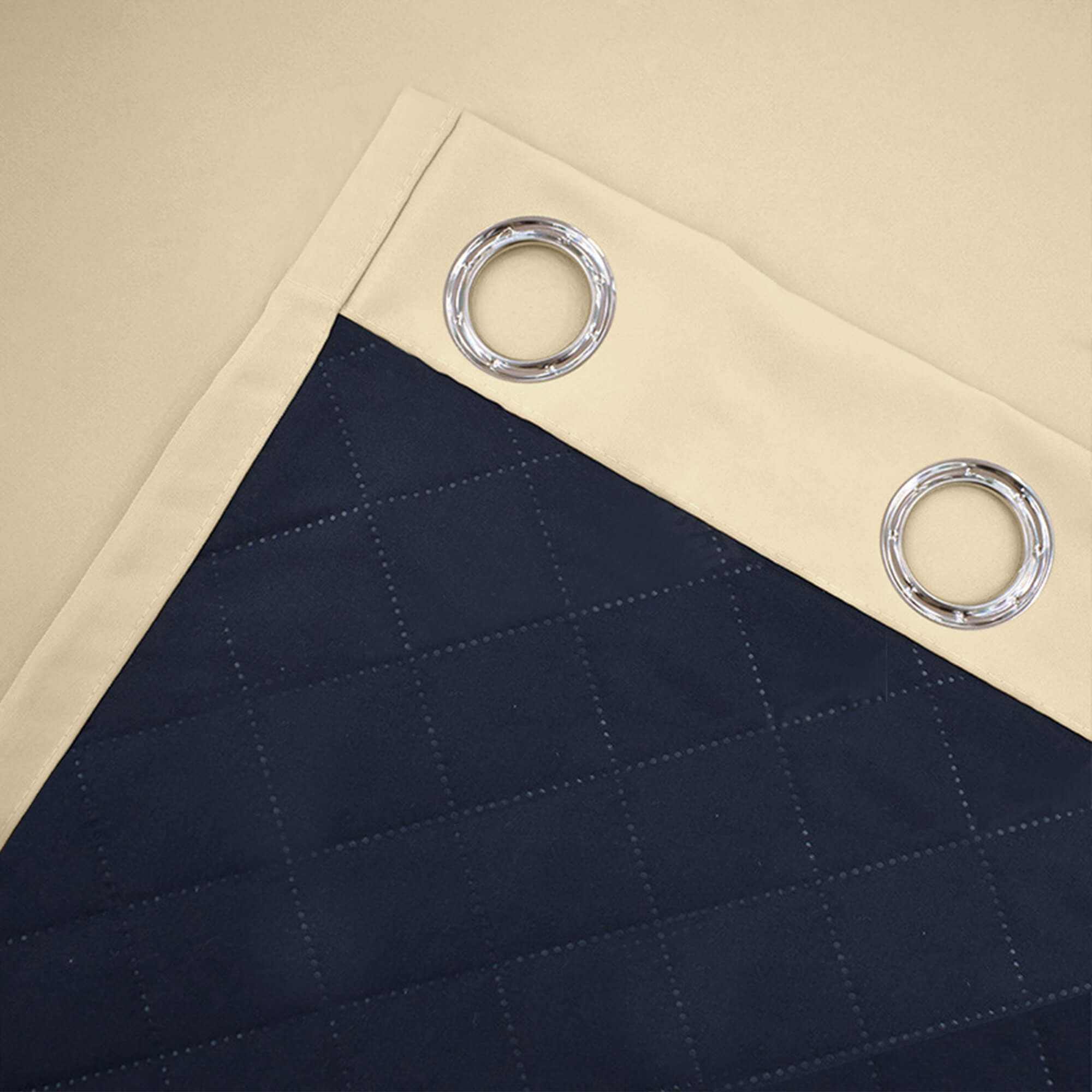 Insulated Outdoor Curtains for Winter - Soft Beige