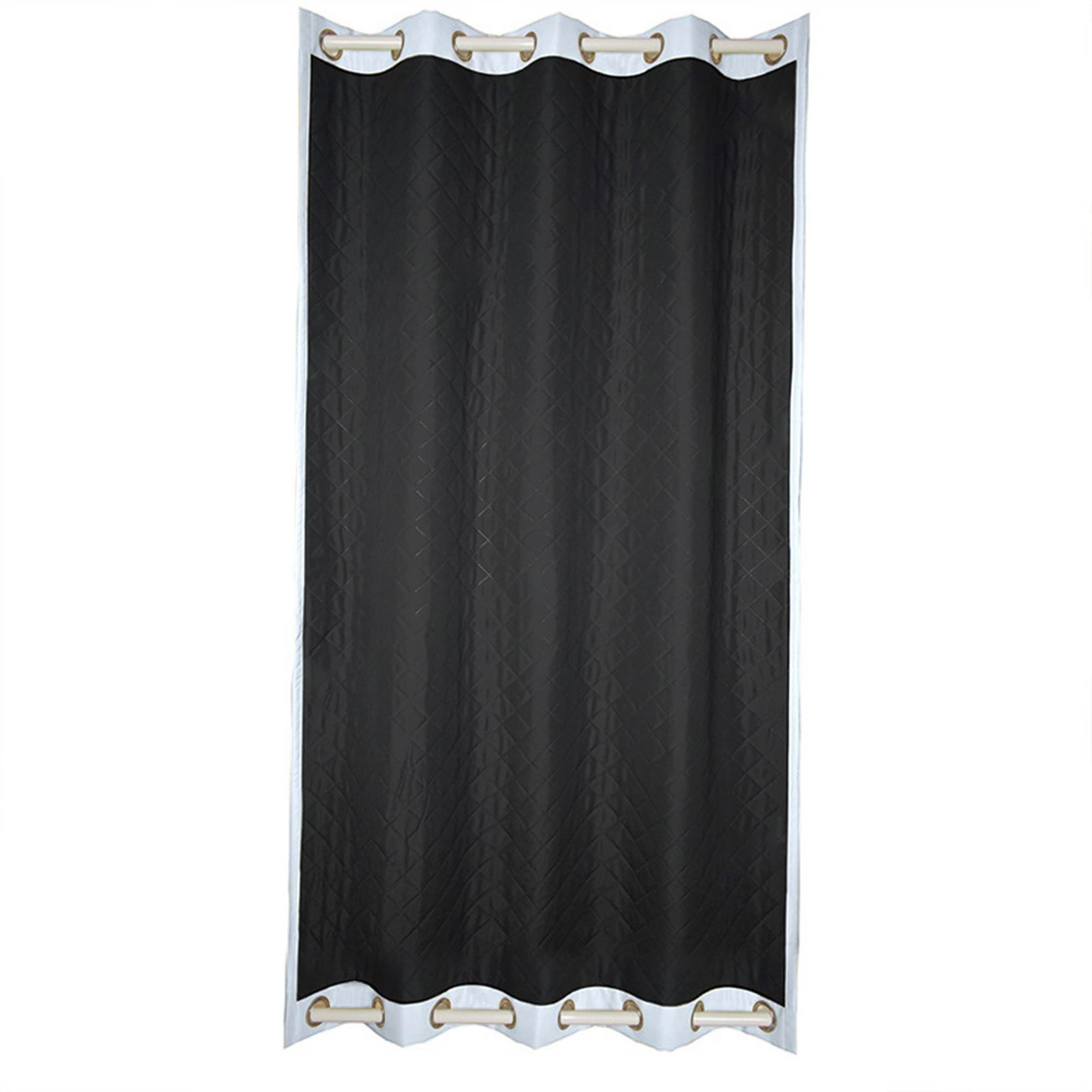 Insulated Outdoor Curtains for Winter - Dark Brown