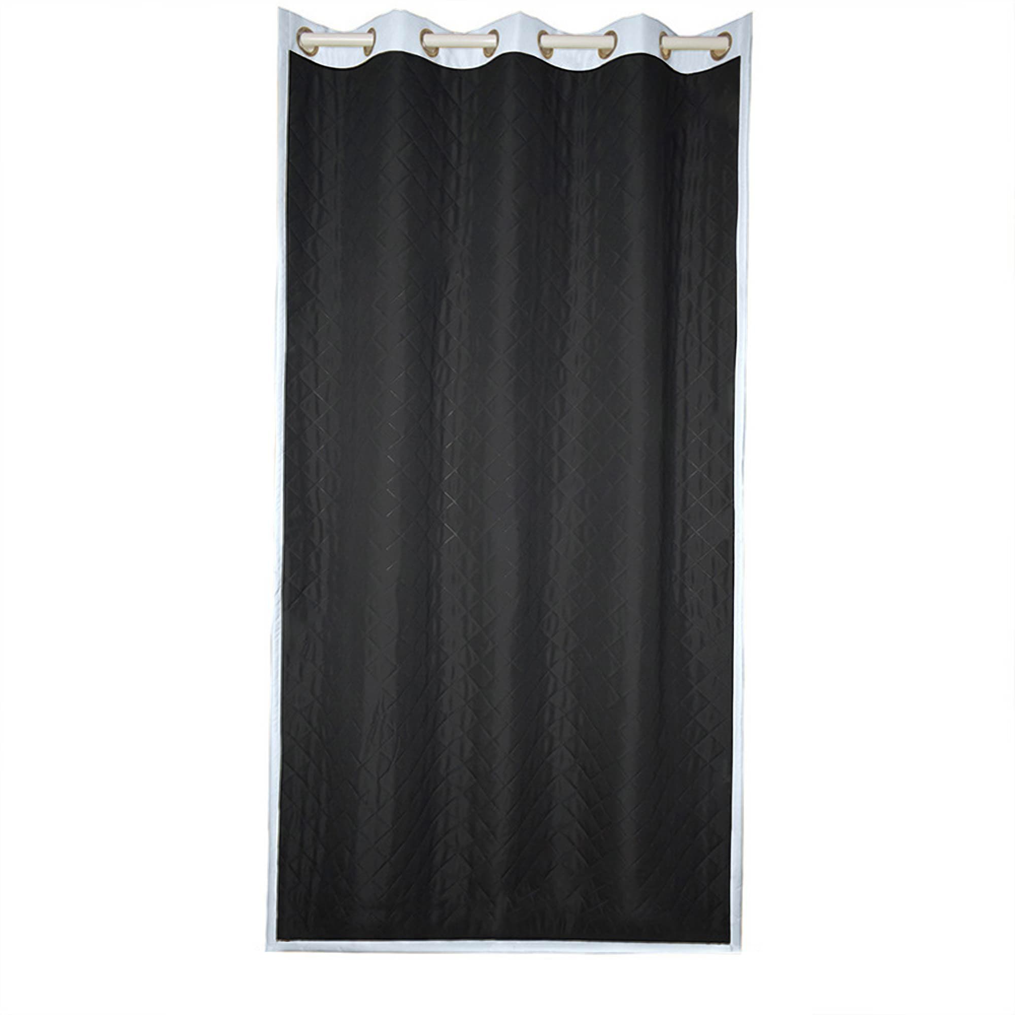 Insulated Outdoor Curtains for Winter - Dark Brown