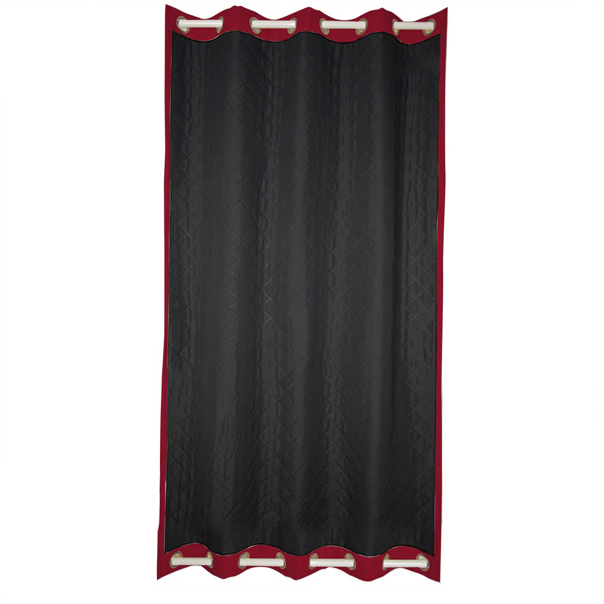 Insulated Outdoor Curtains for Winter - Red