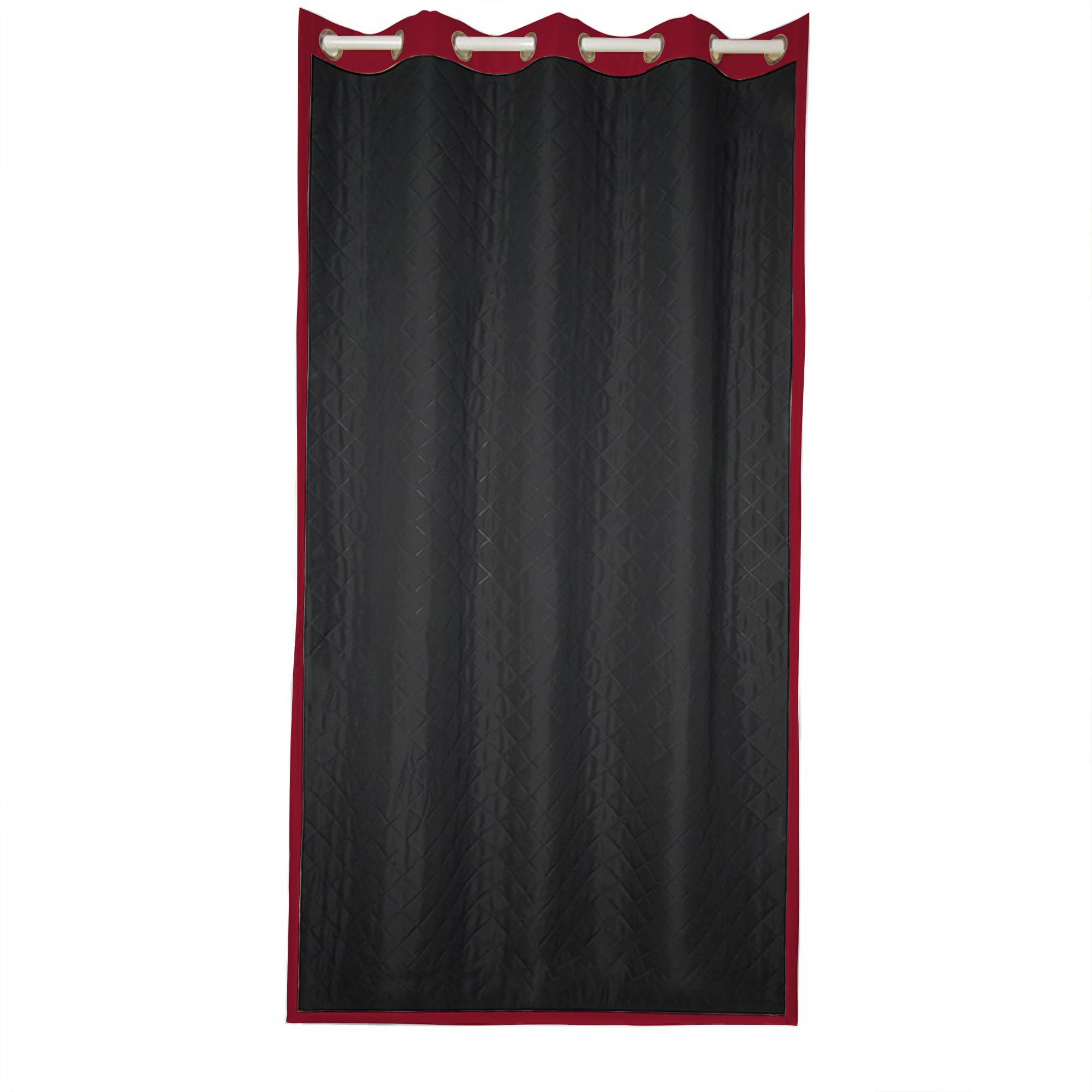 Insulated Outdoor Curtains for Winter - Red