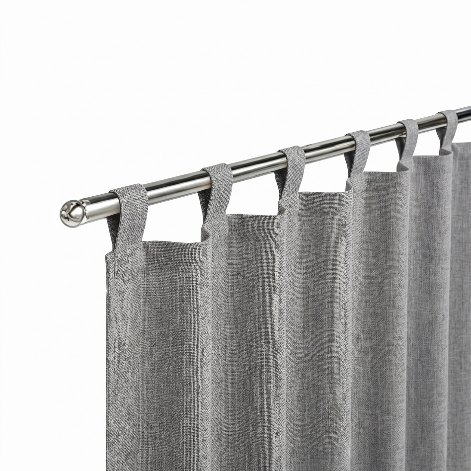 SNOWCITY Outdoor 100% Blackout Waterproof Curtains, Silver Gray
