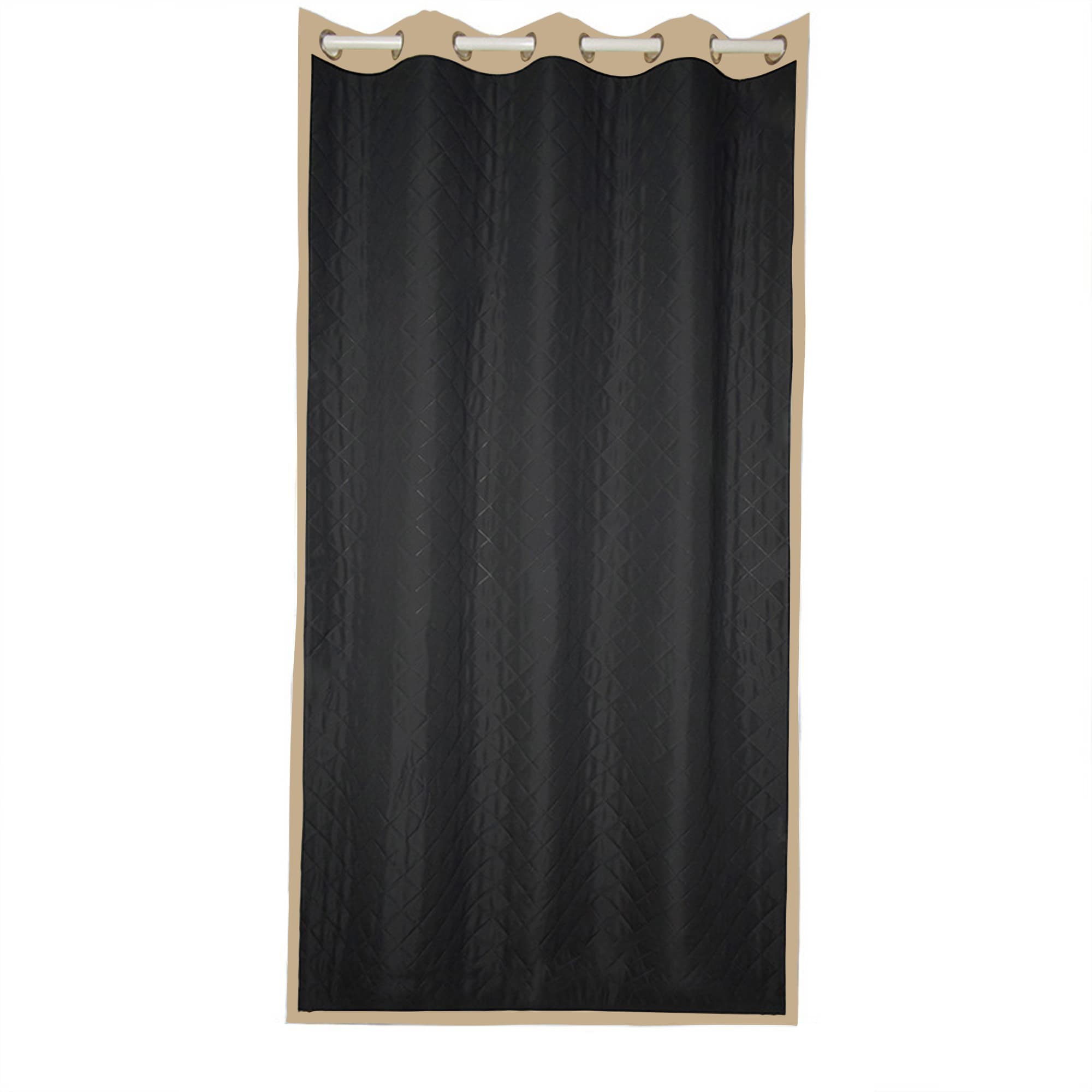Insulated Outdoor Curtains for Winter - Dark Beige