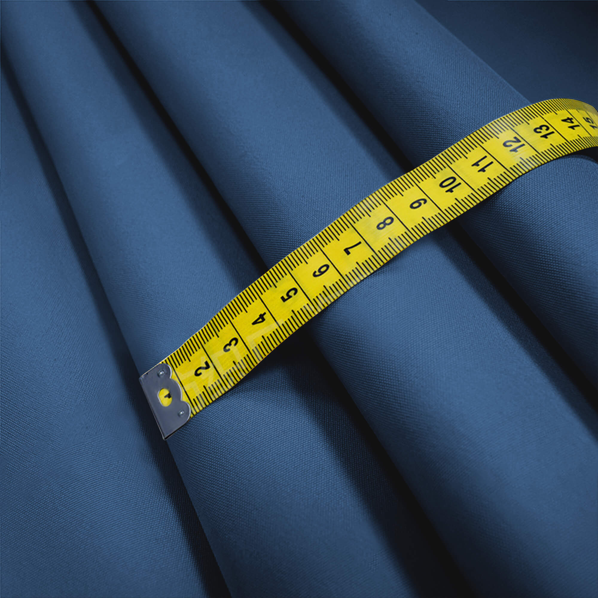 Insulated Outdoor Curtains for Winter - Deep Sea Blue