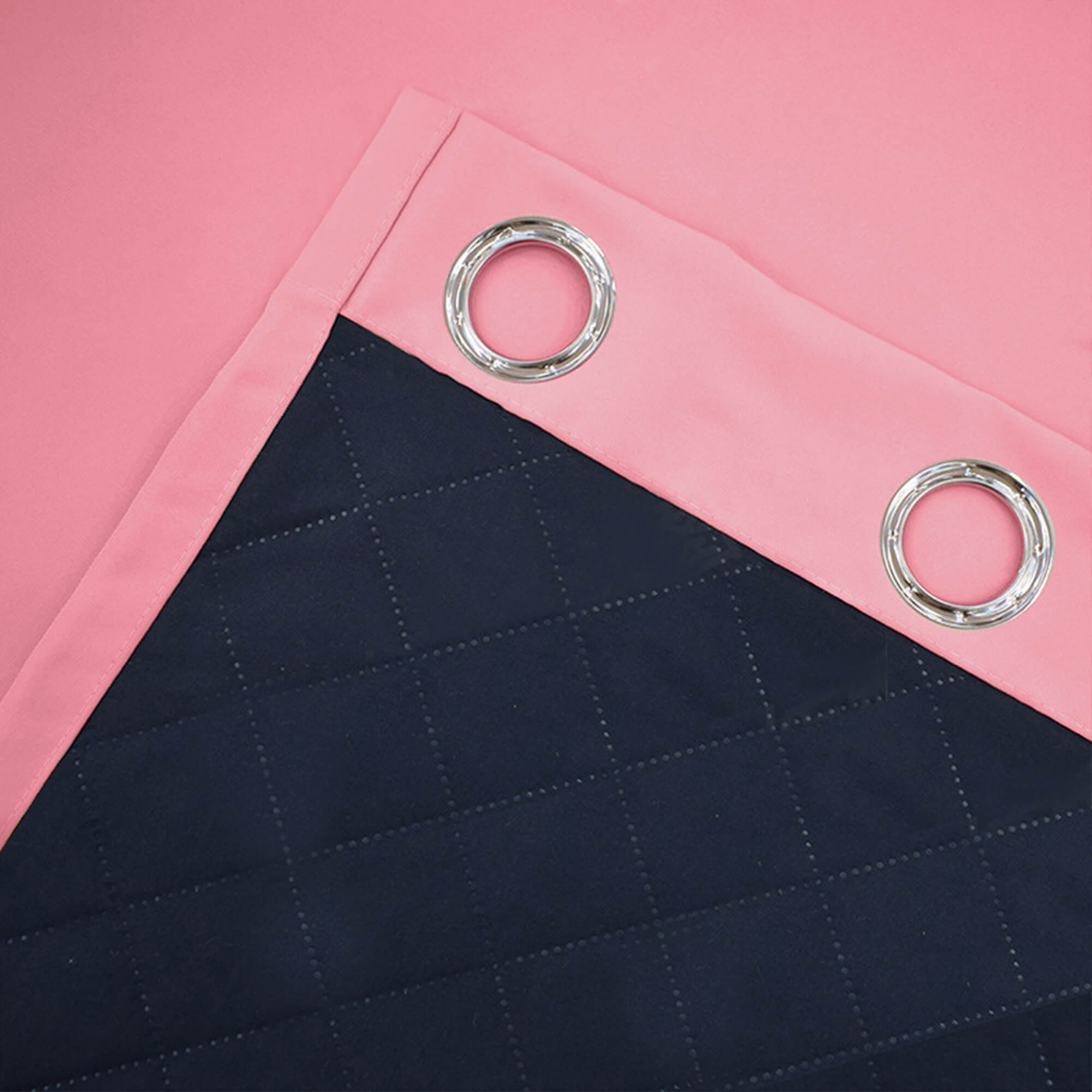 Insulated Outdoor Curtains for Winter - Pink