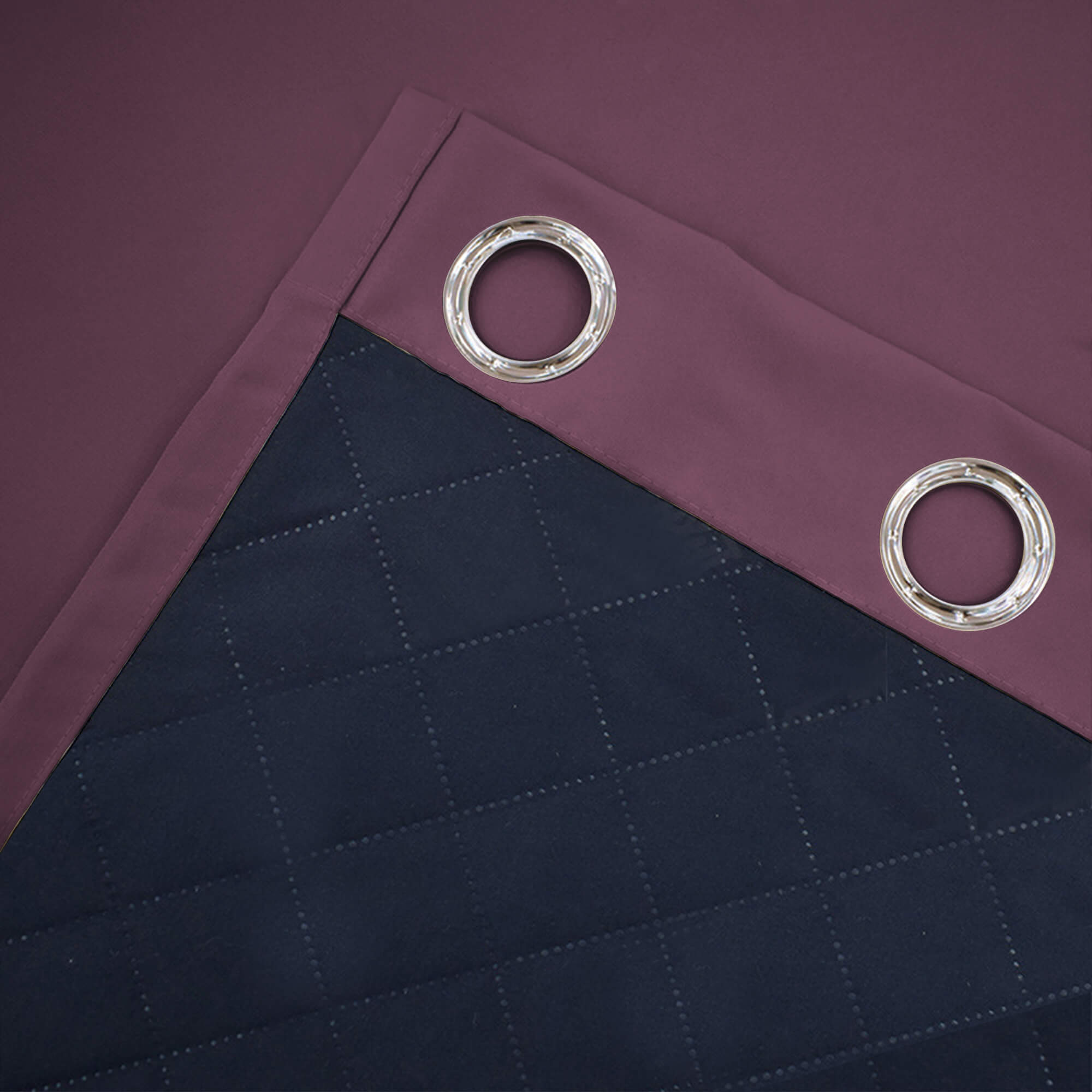 Insulated Outdoor Curtains for Winter - Plum Purple