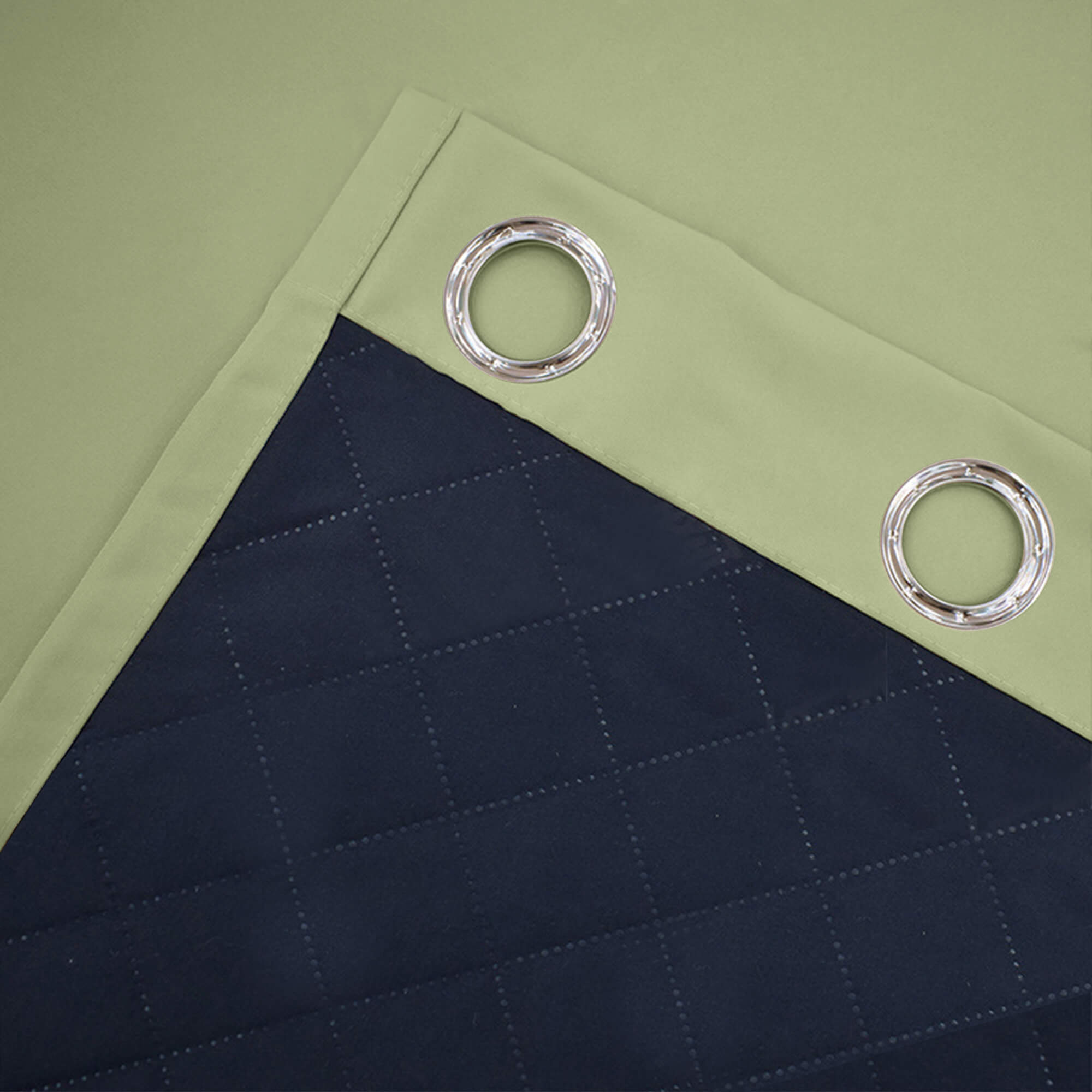 Insulated Outdoor Curtains for Winter - Light Green