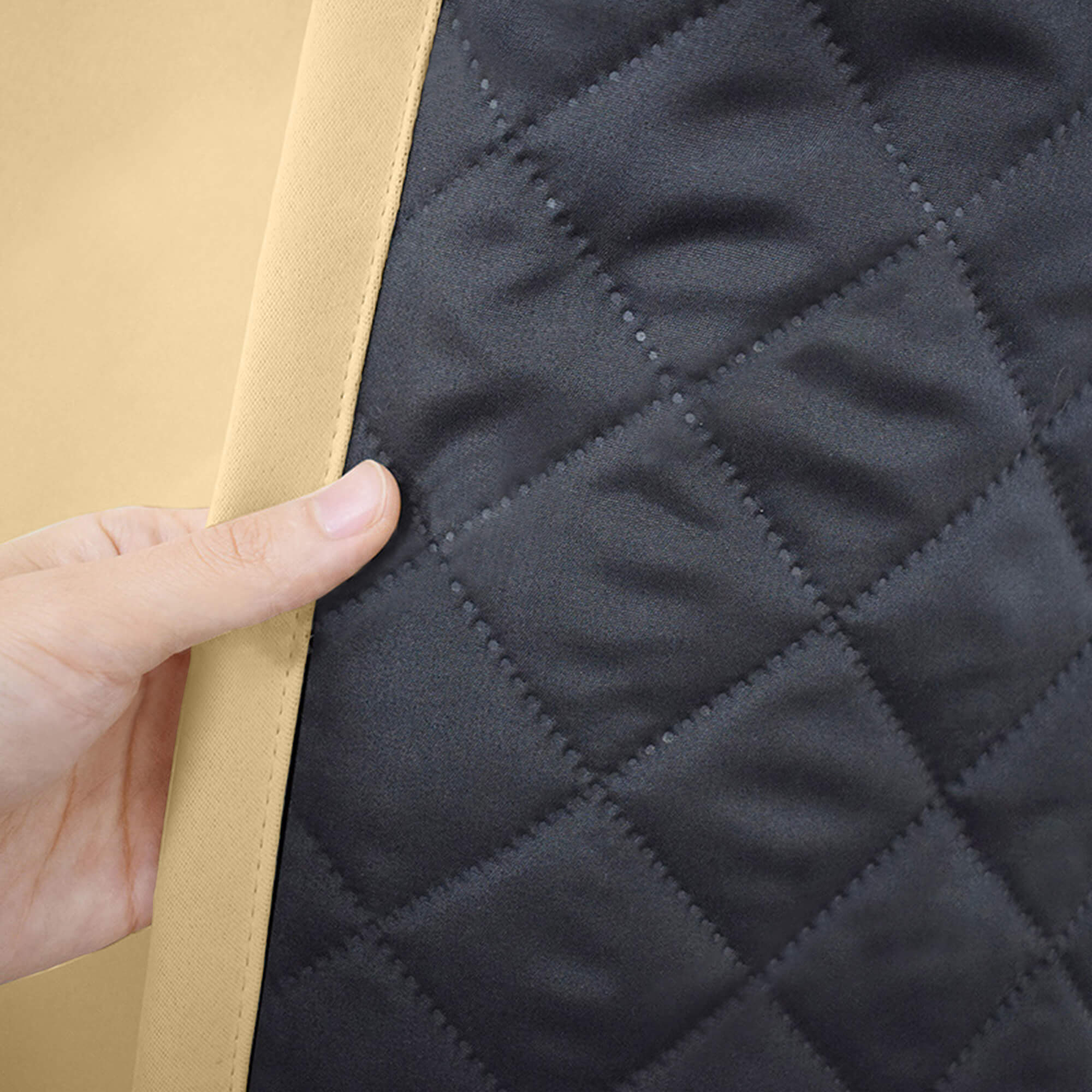 Insulated Outdoor Curtains for Winter - Oatmeal