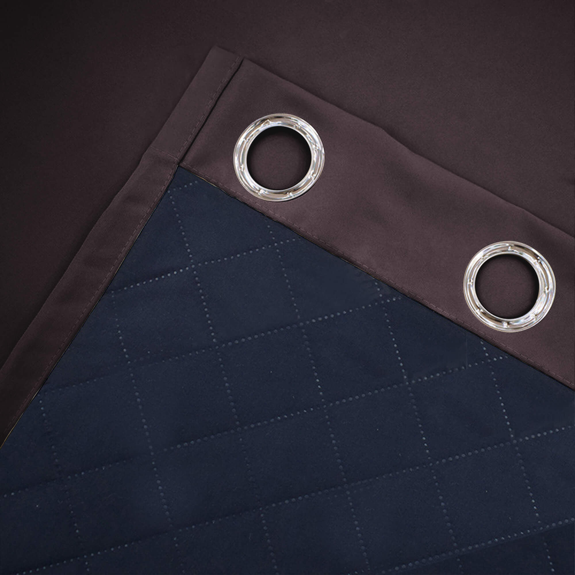 Insulated Outdoor Curtains for Winter - Dark Taupe