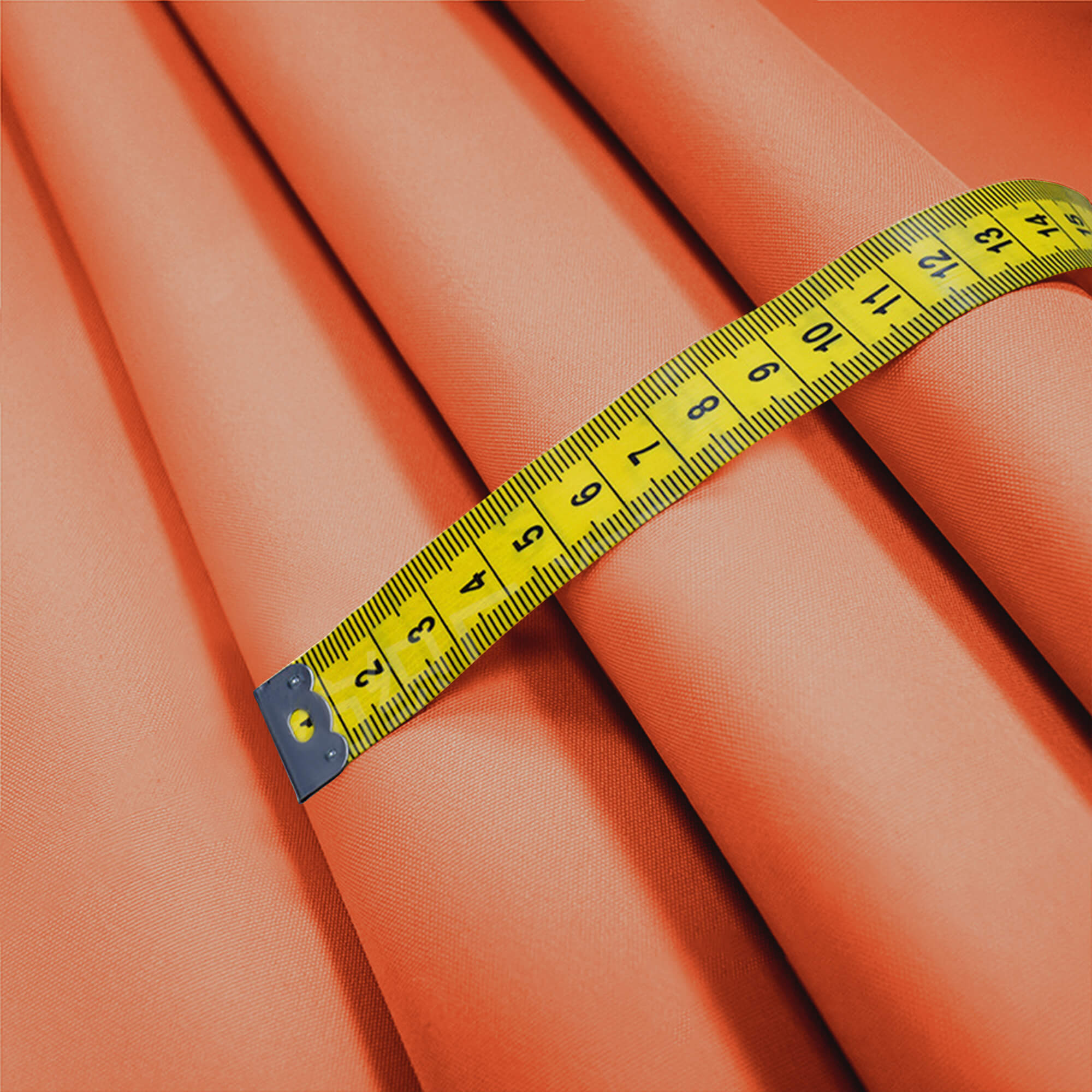 Insulated Outdoor Curtains for Winter - Orange