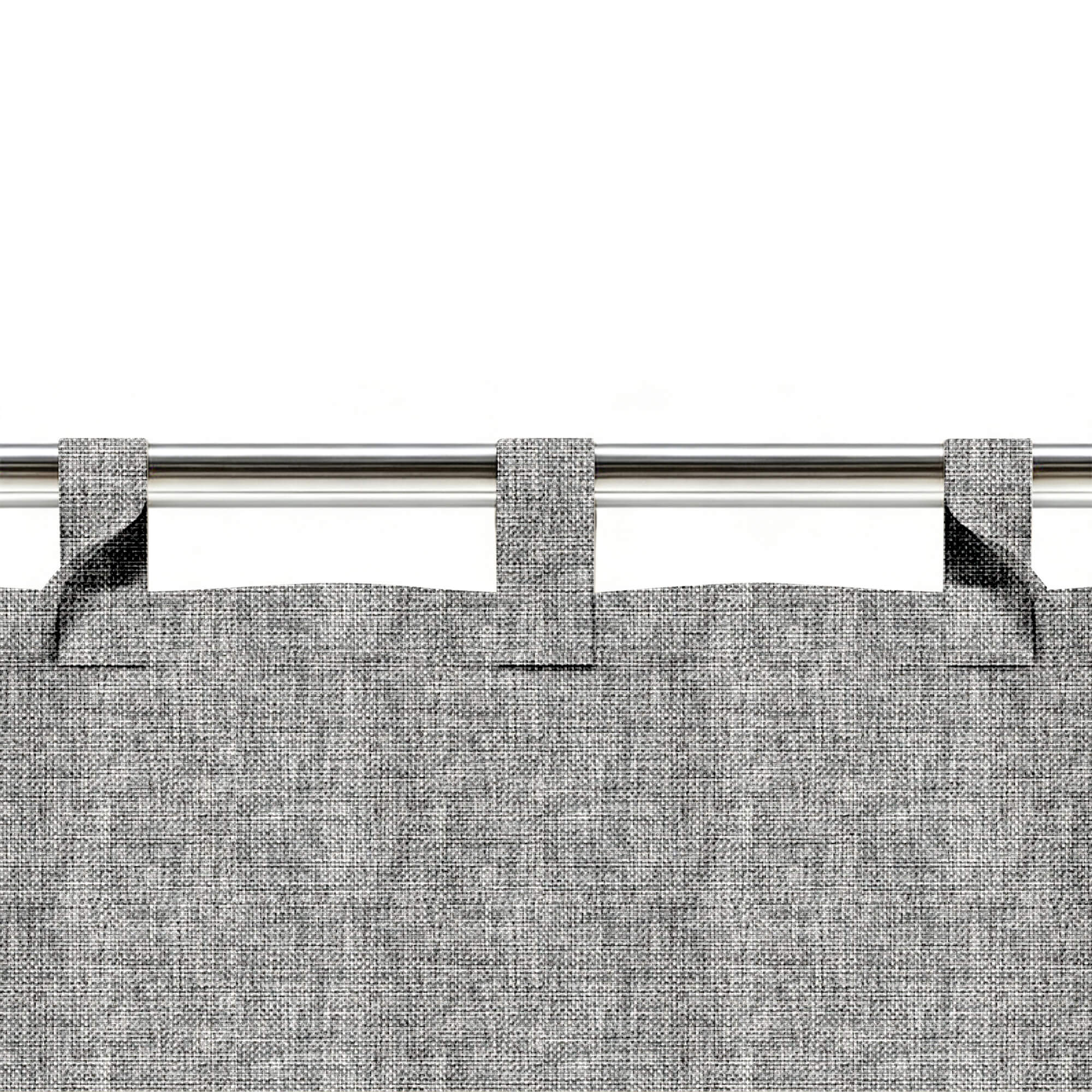 SNOWCITY Custom Sized Outdoor Curtains - Light Gray