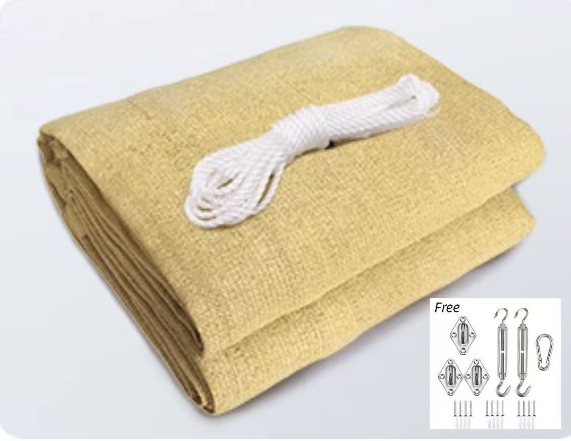 SNOWCITY Custom Triangle HDPE Sun Shade Sail for Patio/Pool