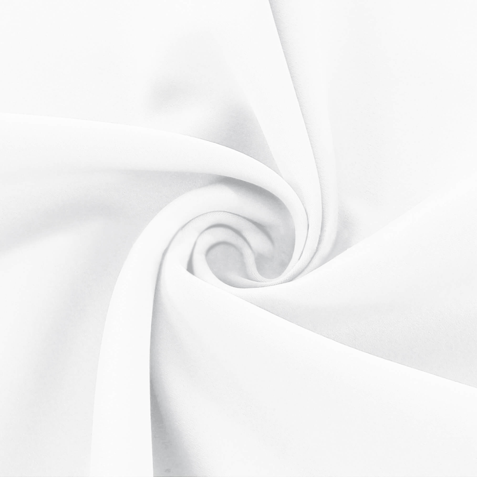 SNOWCITY Blackout Curtains Pure White - Grommet Top