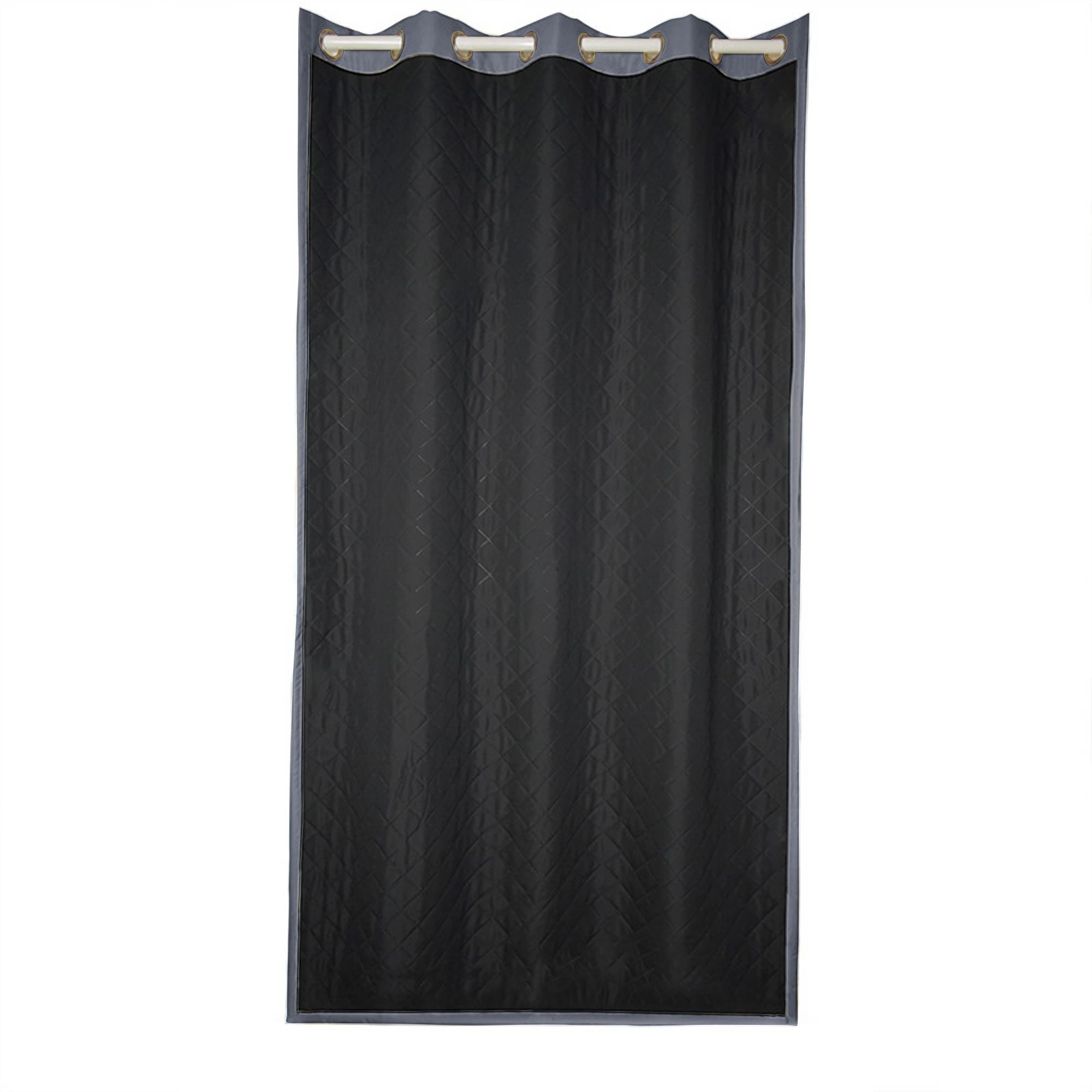 Insulated Outdoor Curtains for Winter - Dark Grey