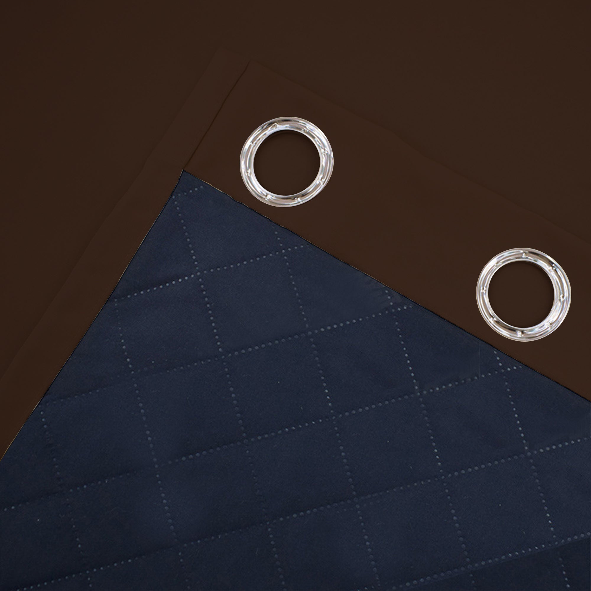 Insulated Outdoor Curtains for Winter - Espresso Brown