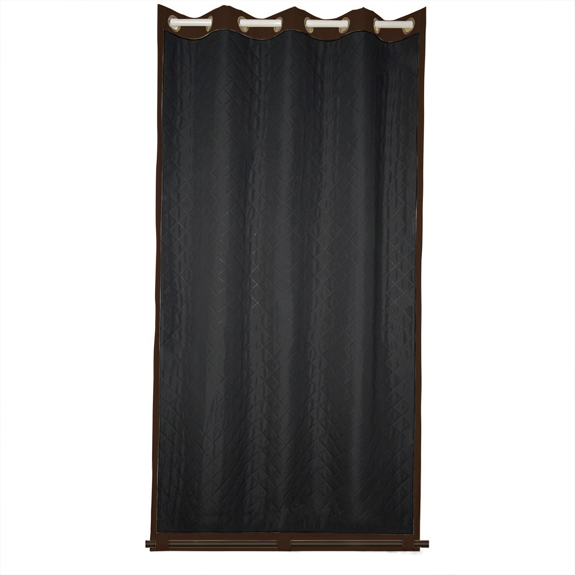 Insulated Outdoor Curtains for Winter - Espresso Brown