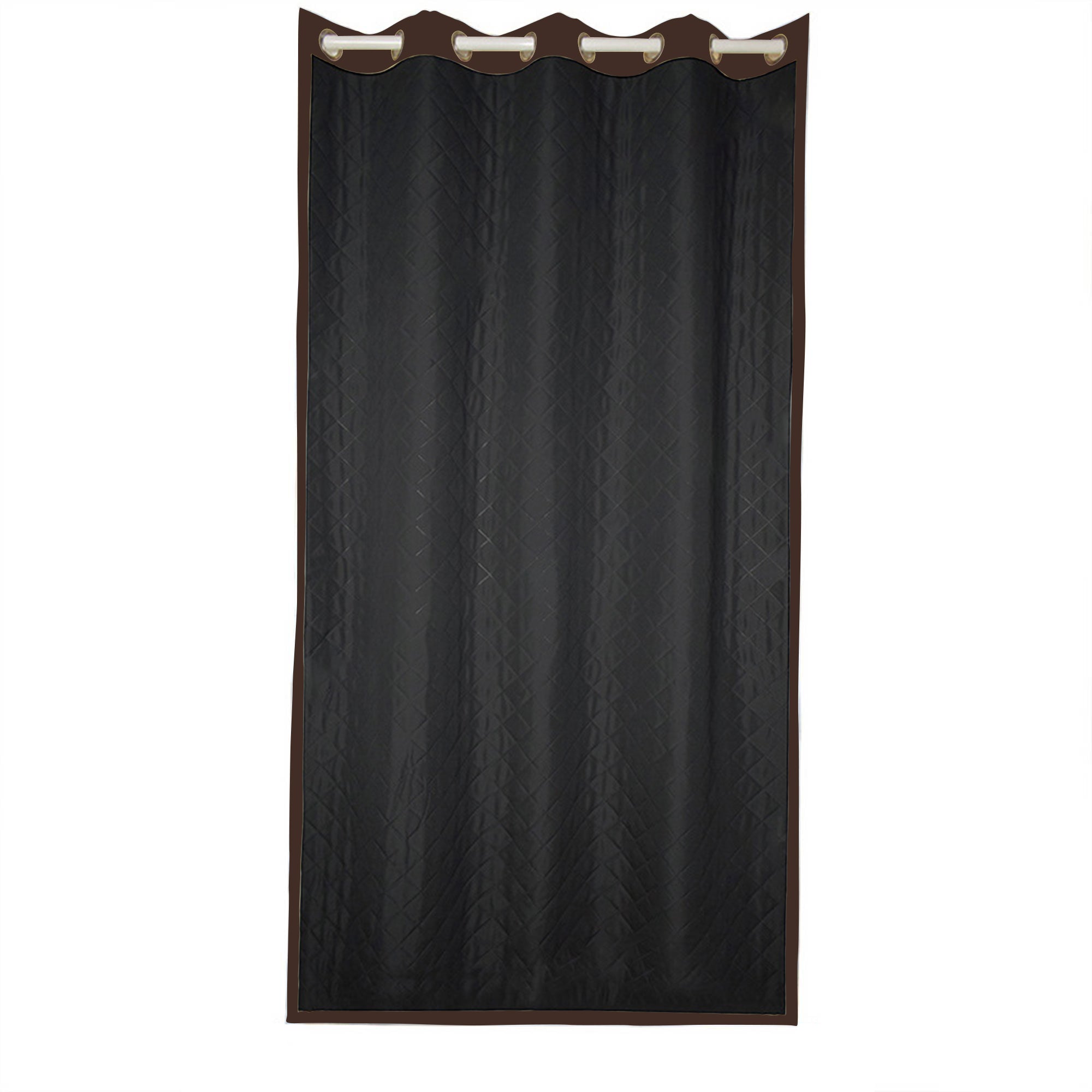 Insulated Outdoor Curtains for Winter - Espresso Brown