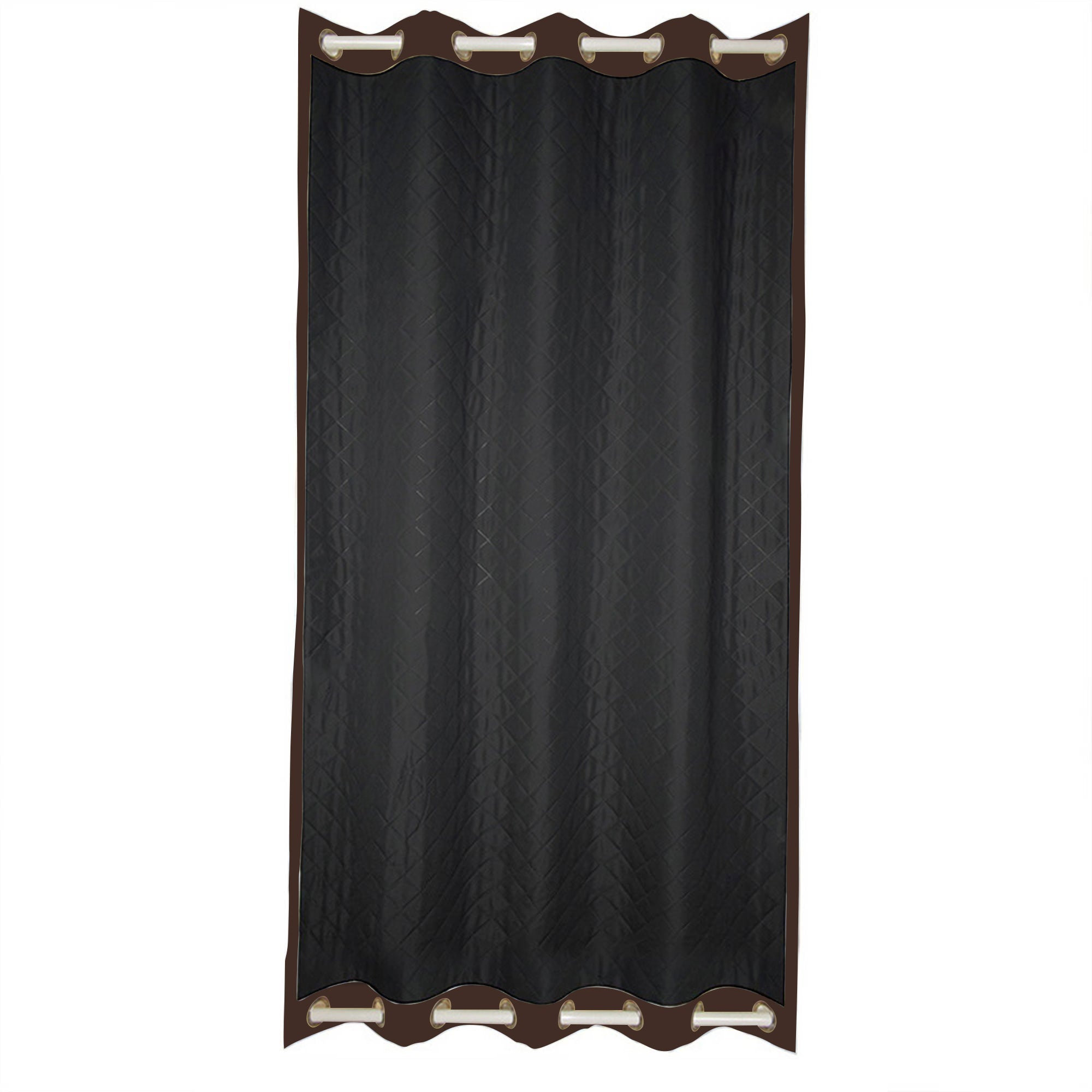 Insulated Outdoor Curtains for Winter - Espresso Brown