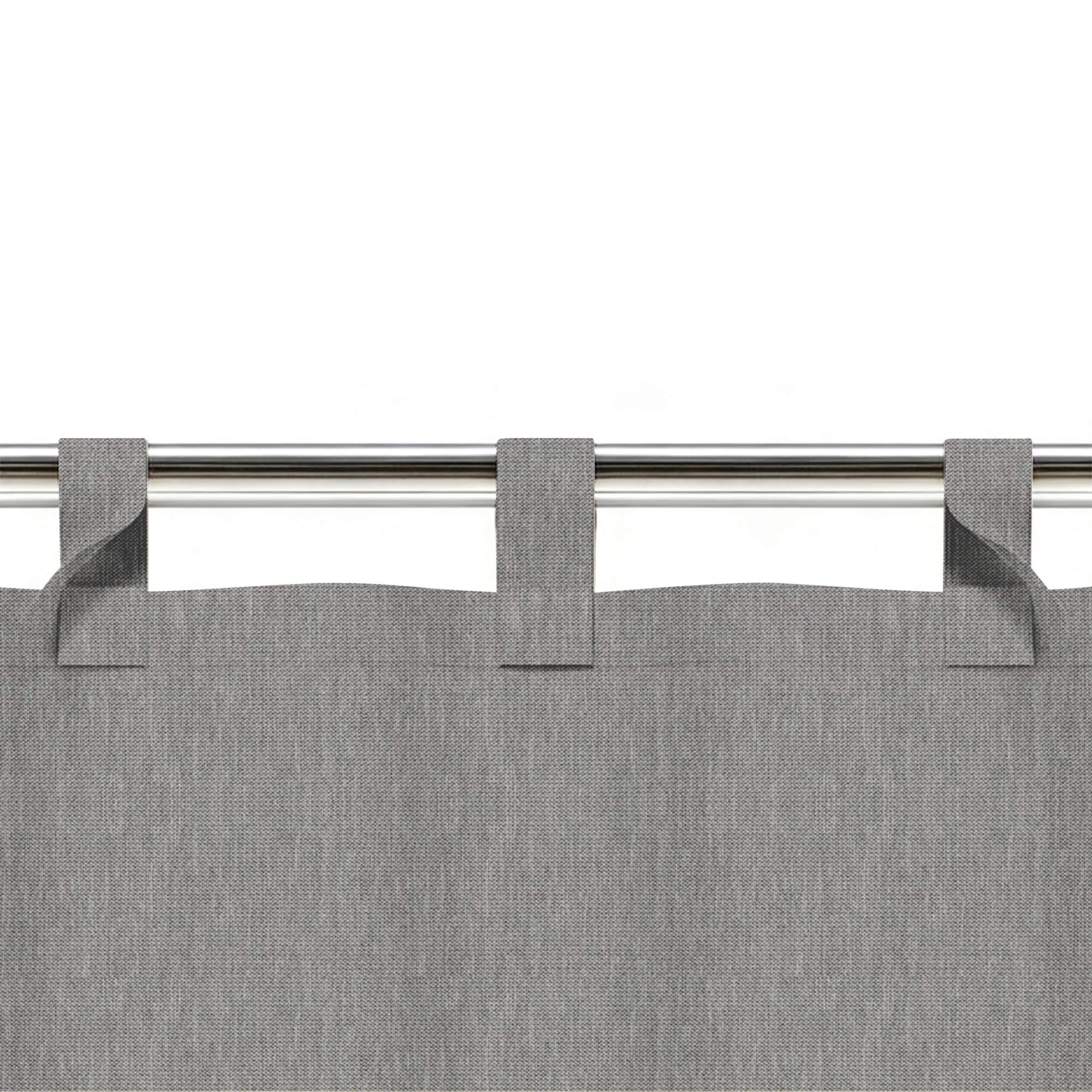 SNOWCITY Custom Sized Outdoor Curtains - Gray