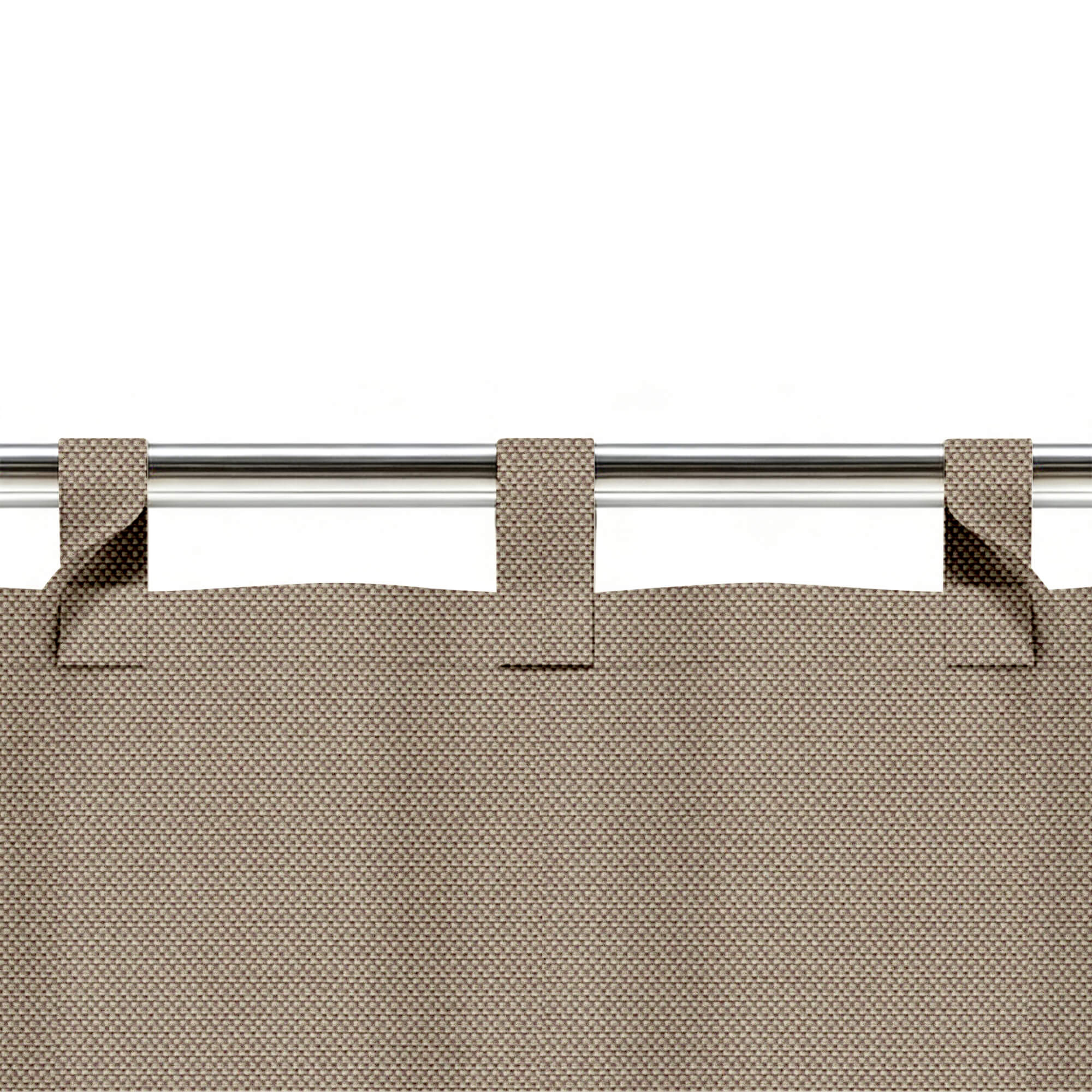 SNOWCITY Custom Sized Outdoor Curtains - Taupe