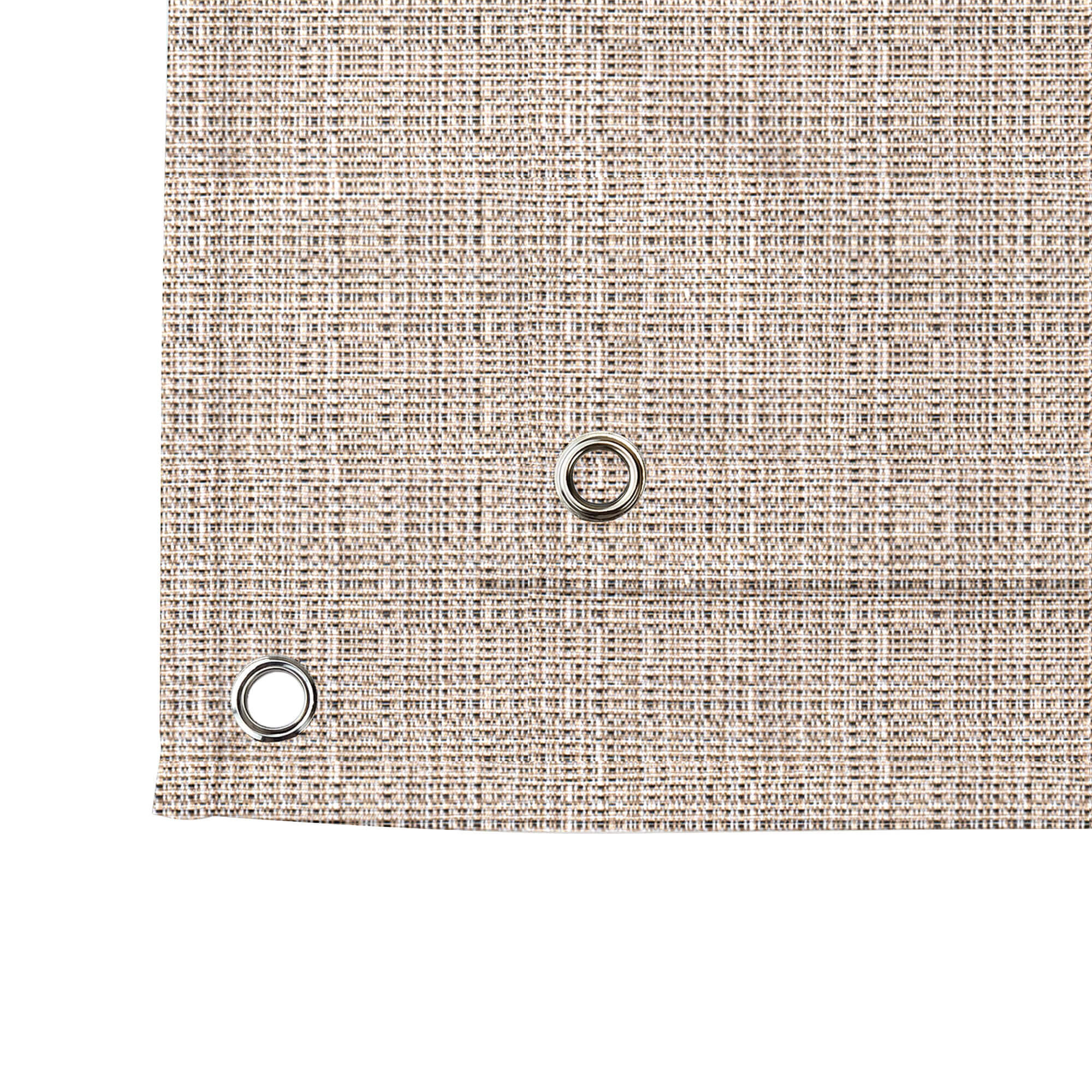 SNOWCITY Custom Sized Outdoor Curtains - Natural Linen