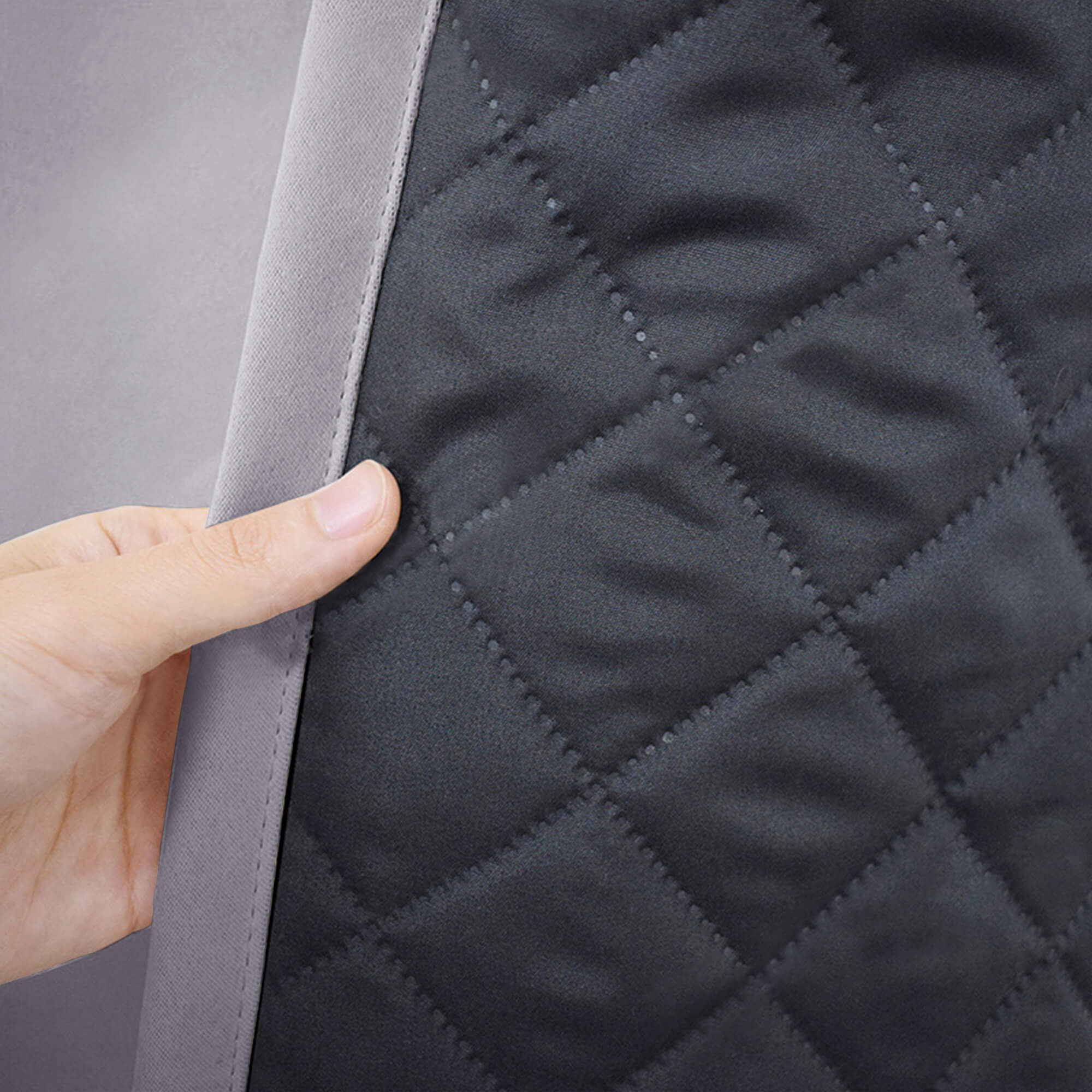 Insulated Outdoor Curtains for Winter - Silver Gray