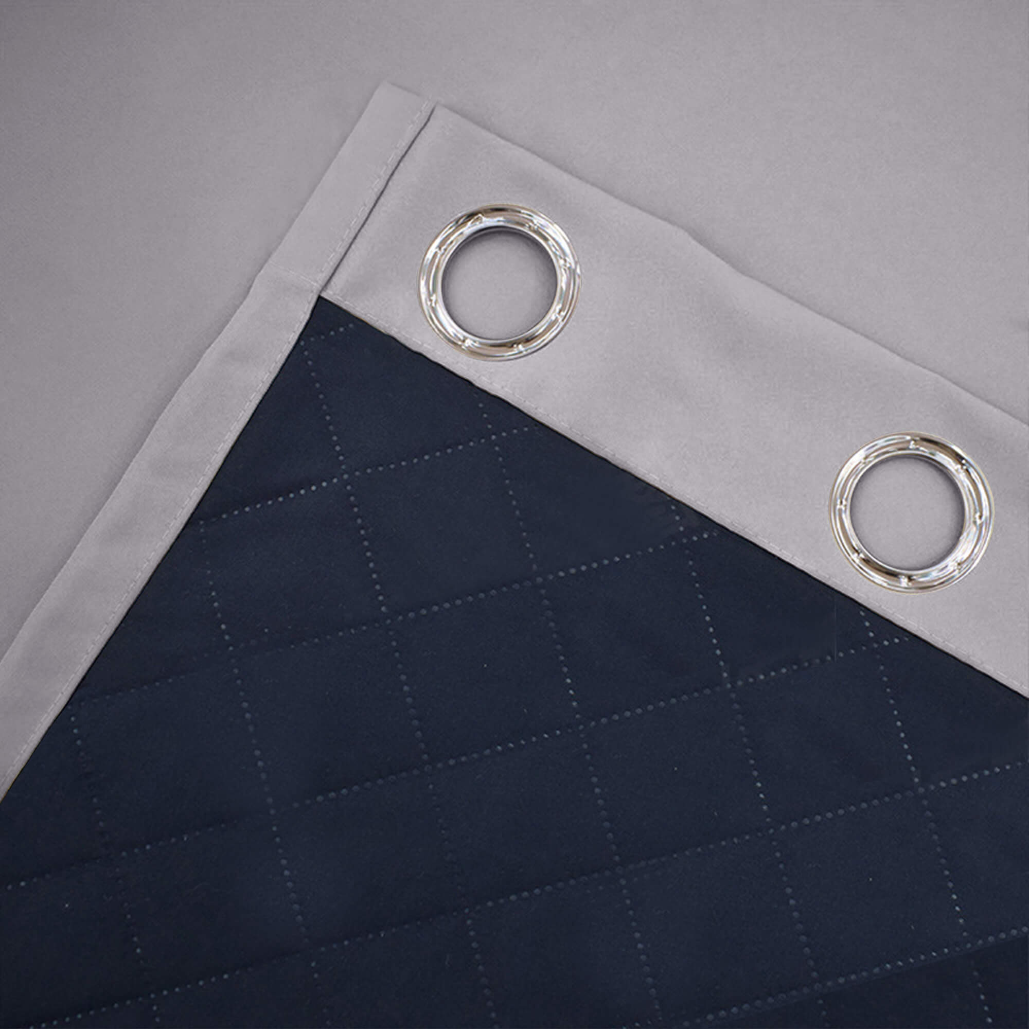 Insulated Outdoor Curtains for Winter - Silver Gray