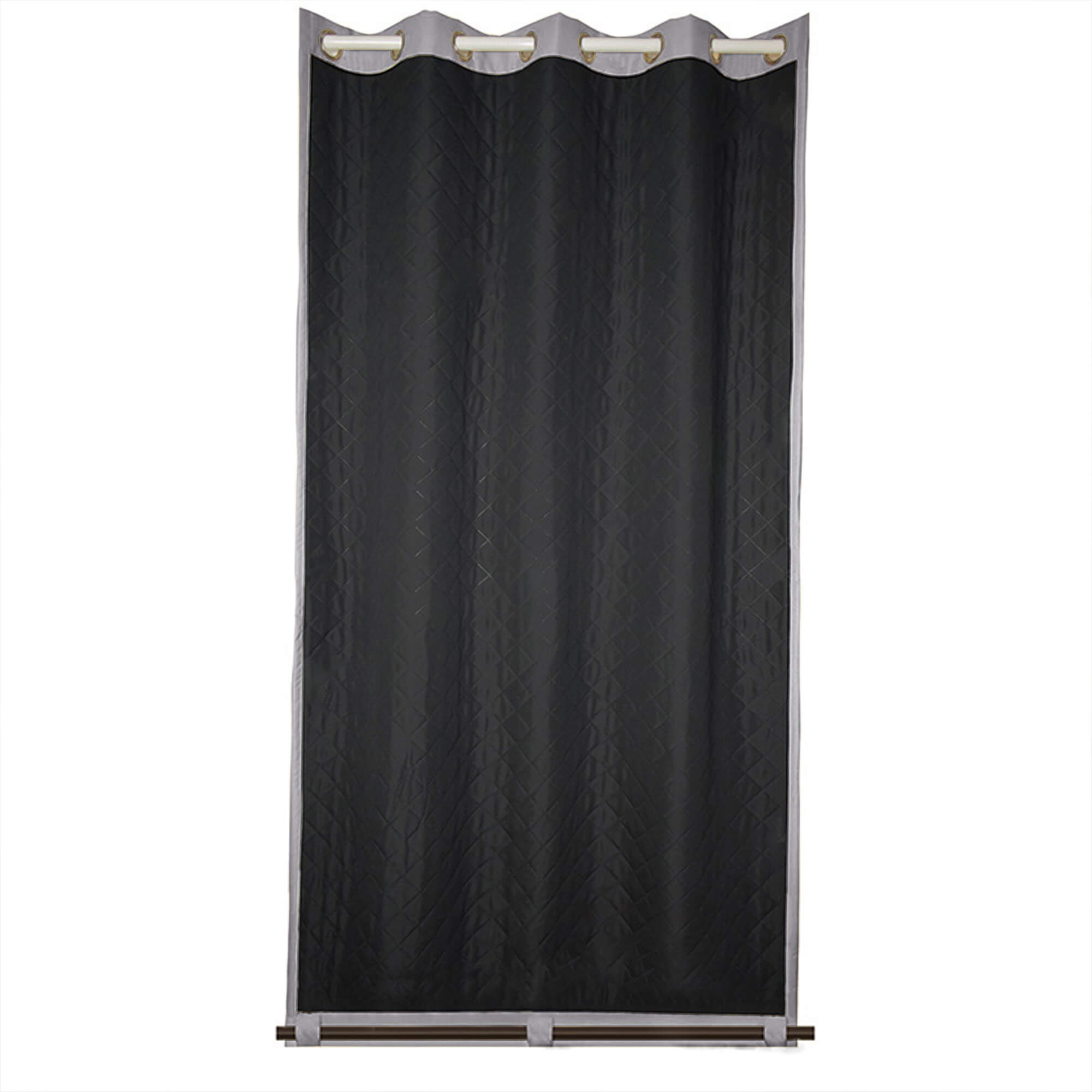 Insulated Outdoor Curtains for Winter - Silver Gray