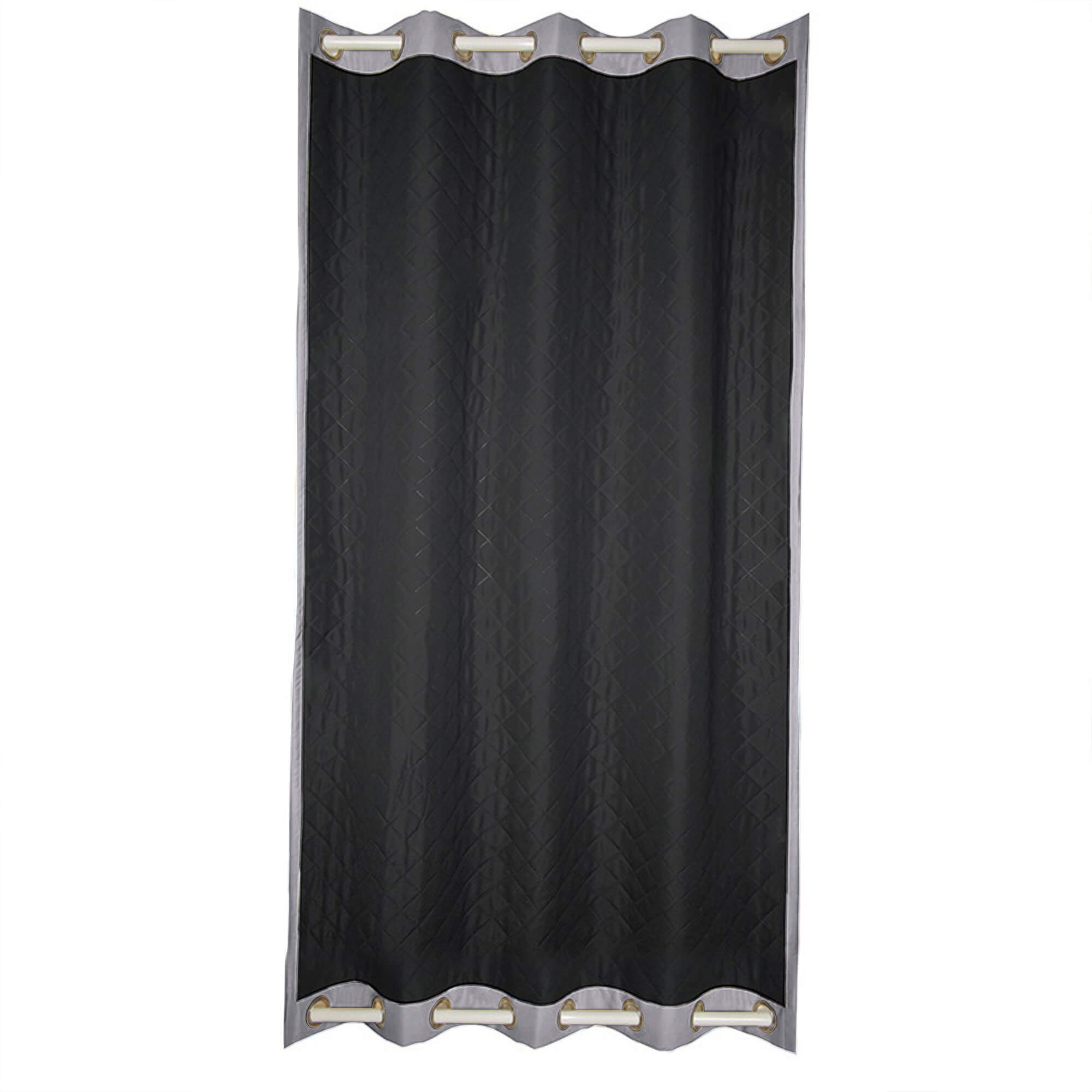 Insulated Outdoor Curtains for Winter - Silver Gray