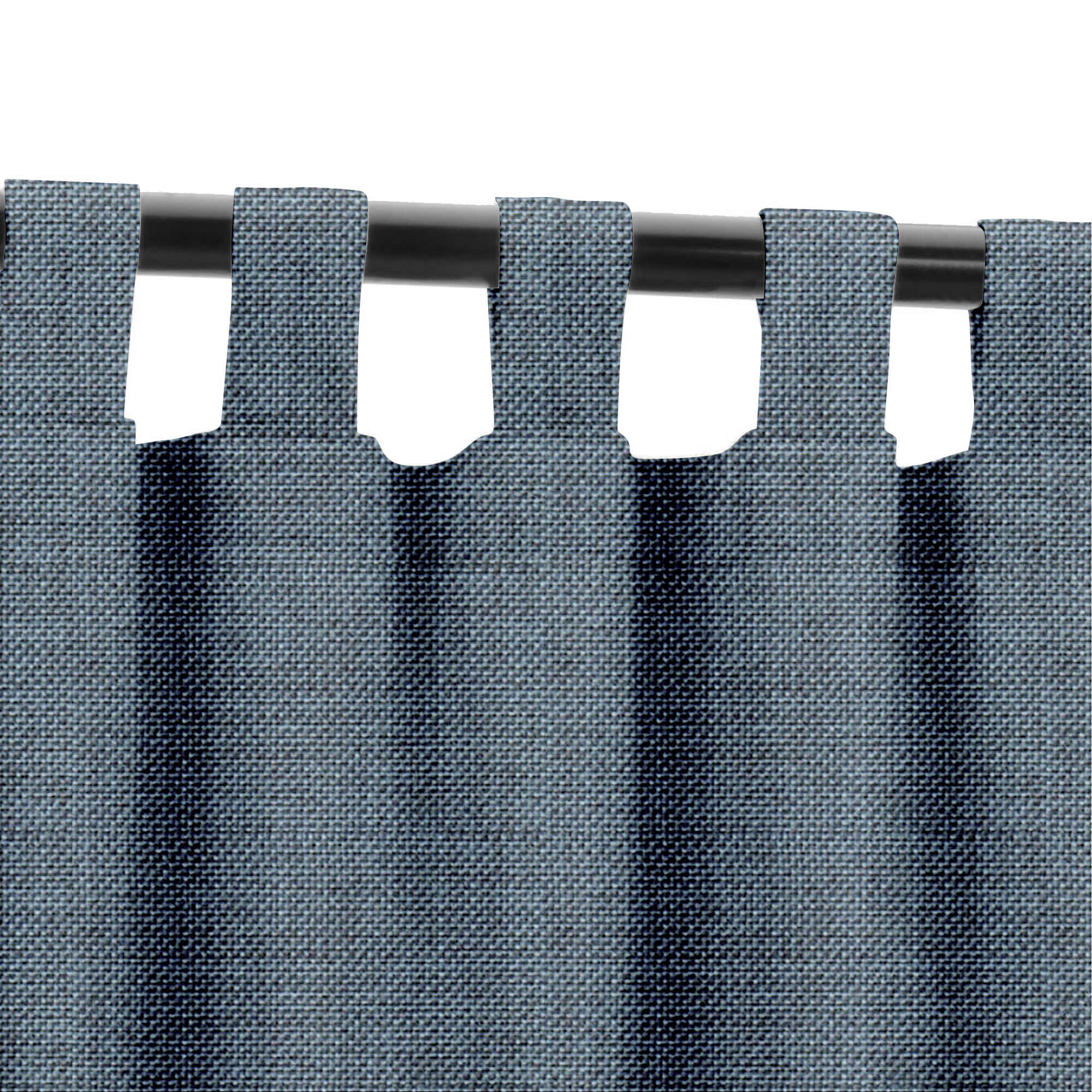 SNOWCITY Custom Sized Outdoor Curtains - Navy Blue
