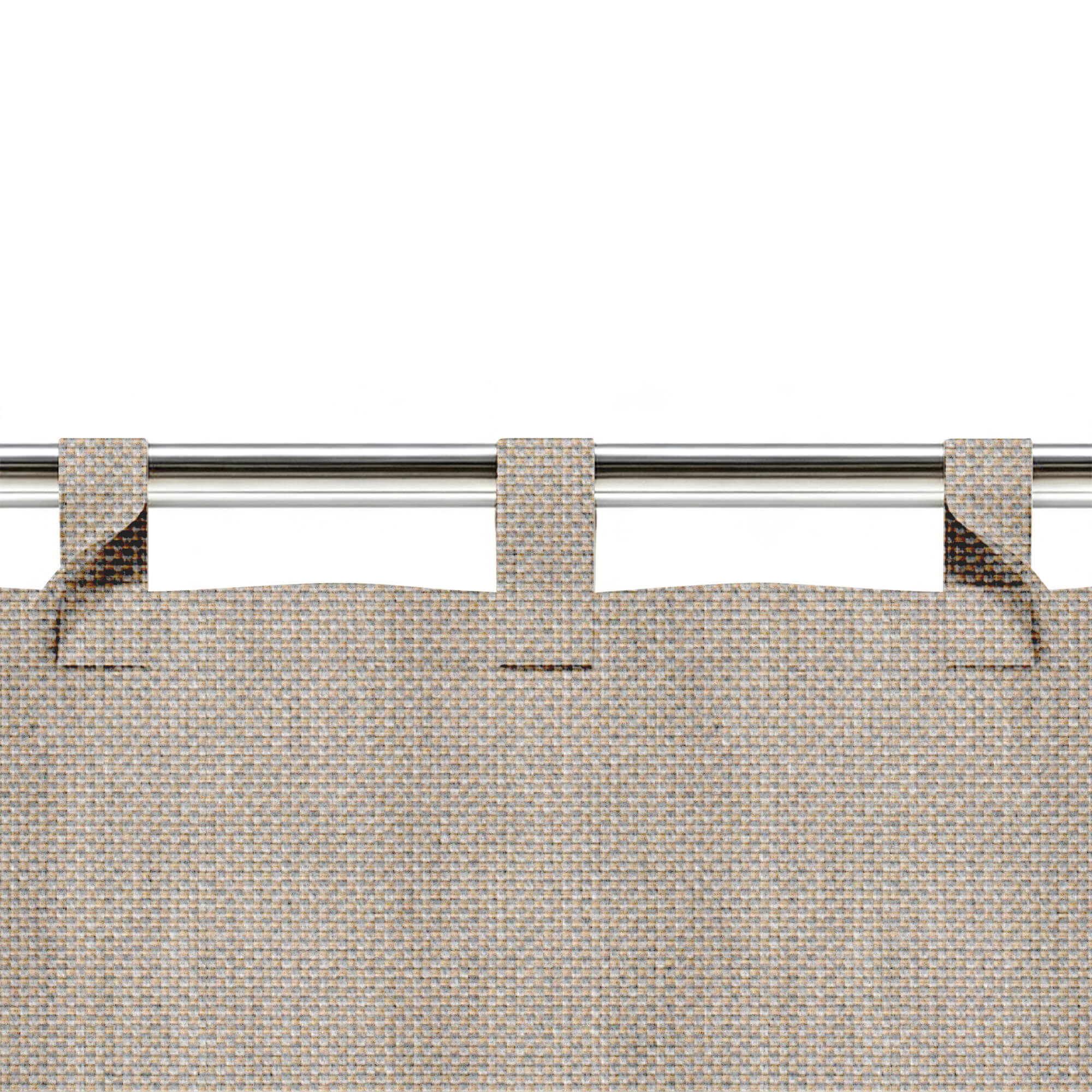 SNOWCITY Custom Sized Outdoor Curtains - Linen