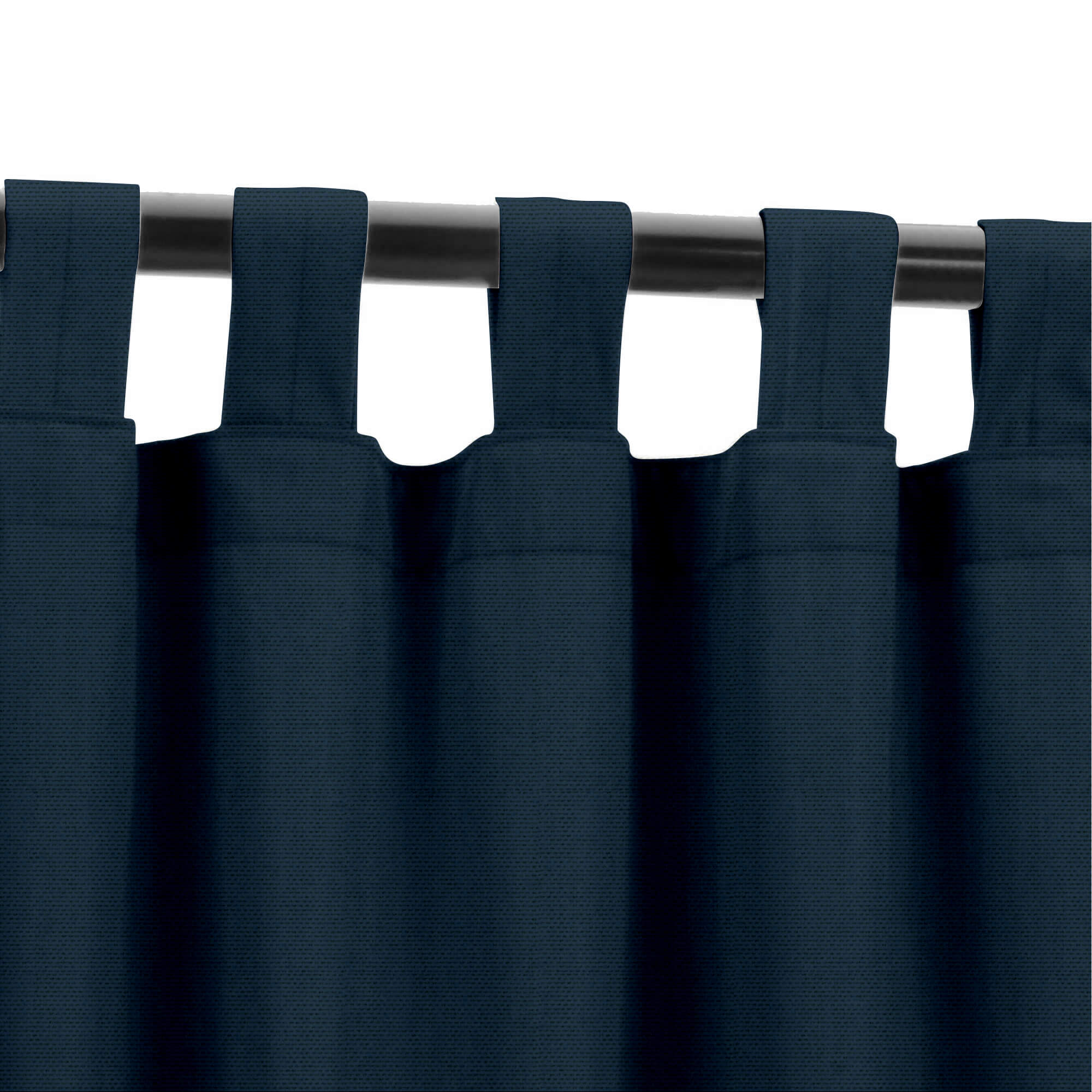 SNOWCITY Custom Sized Outdoor Curtains - Midnight Blue