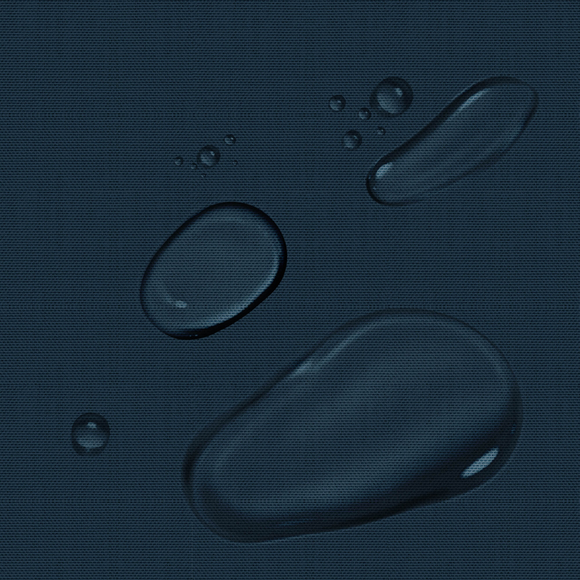 SNOWCITY Custom Sized Outdoor Curtains - Midnight Blue